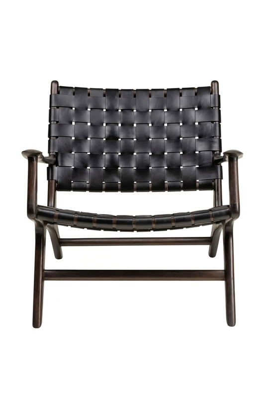 Braided Leather Lounge Chair | Versmissen Kopenhagen