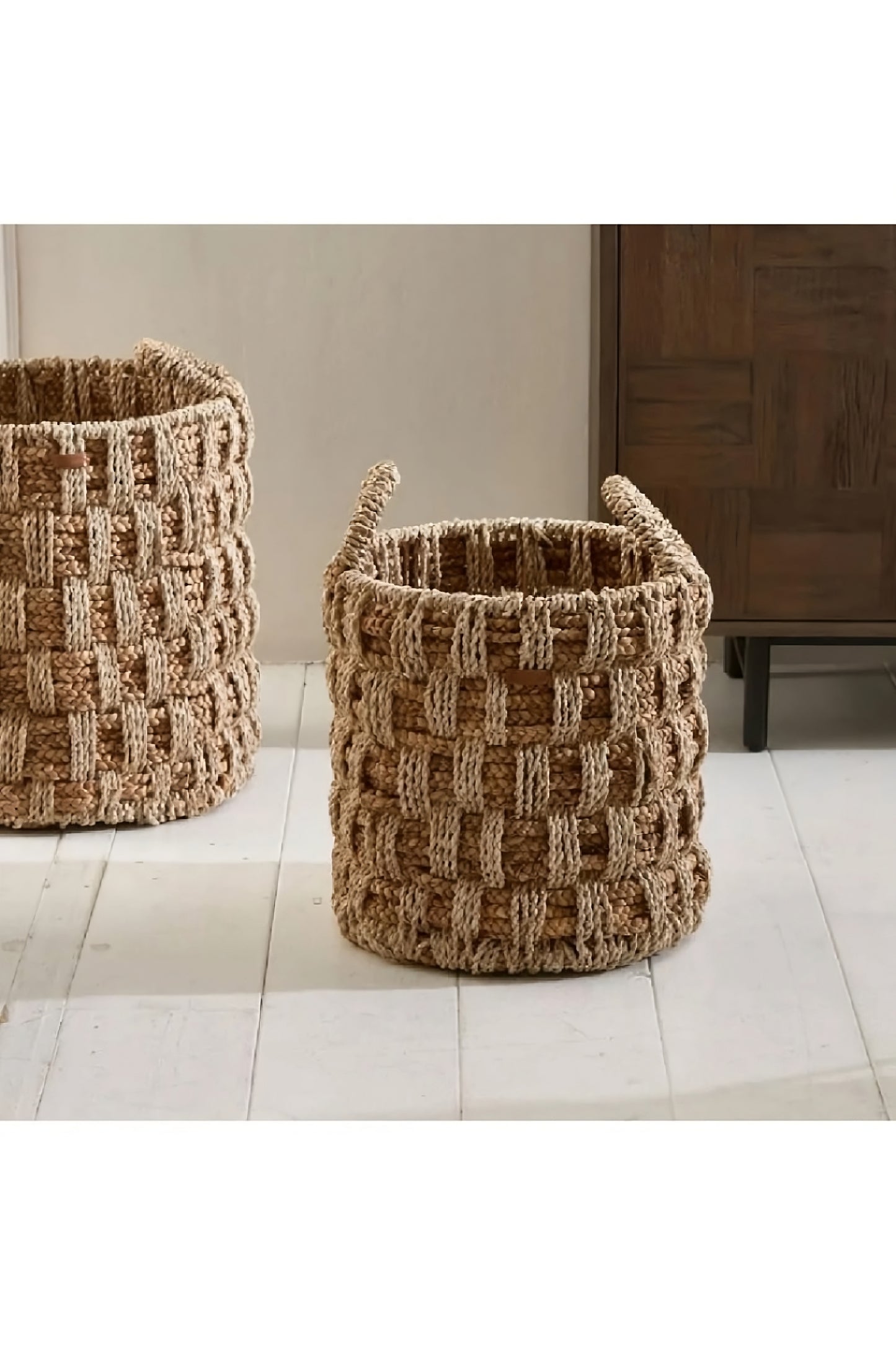 Braided Water Hyacinth Basket | Rivièra Maison Mahamaya