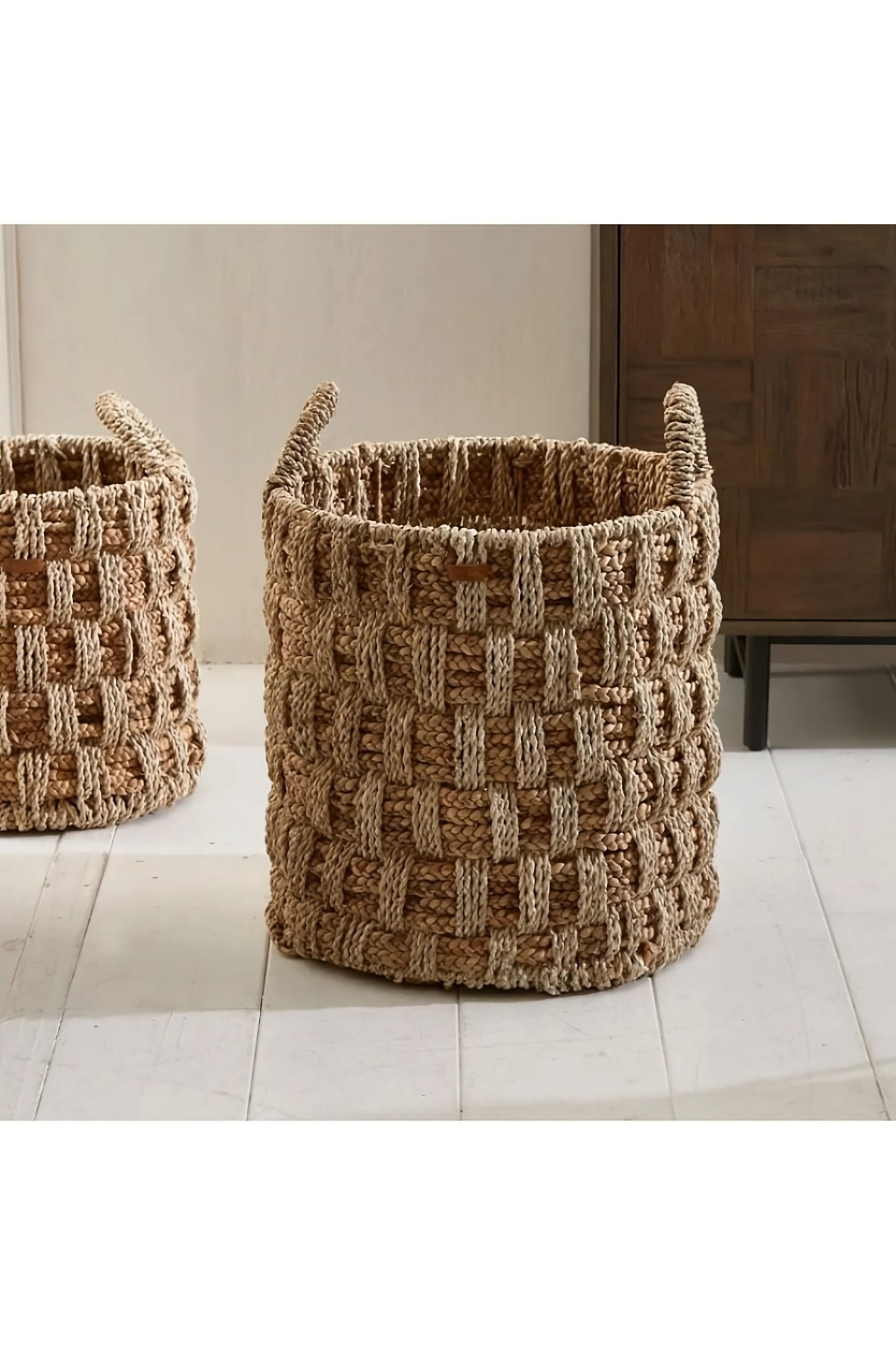 Braided Water Hyacinth Basket | Rivièra Maison Mahamaya