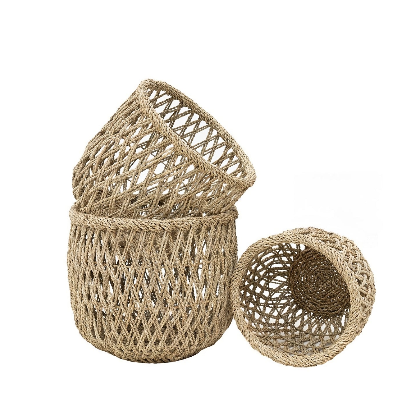Set of baskets Collecta Seagrass (3 pcs)