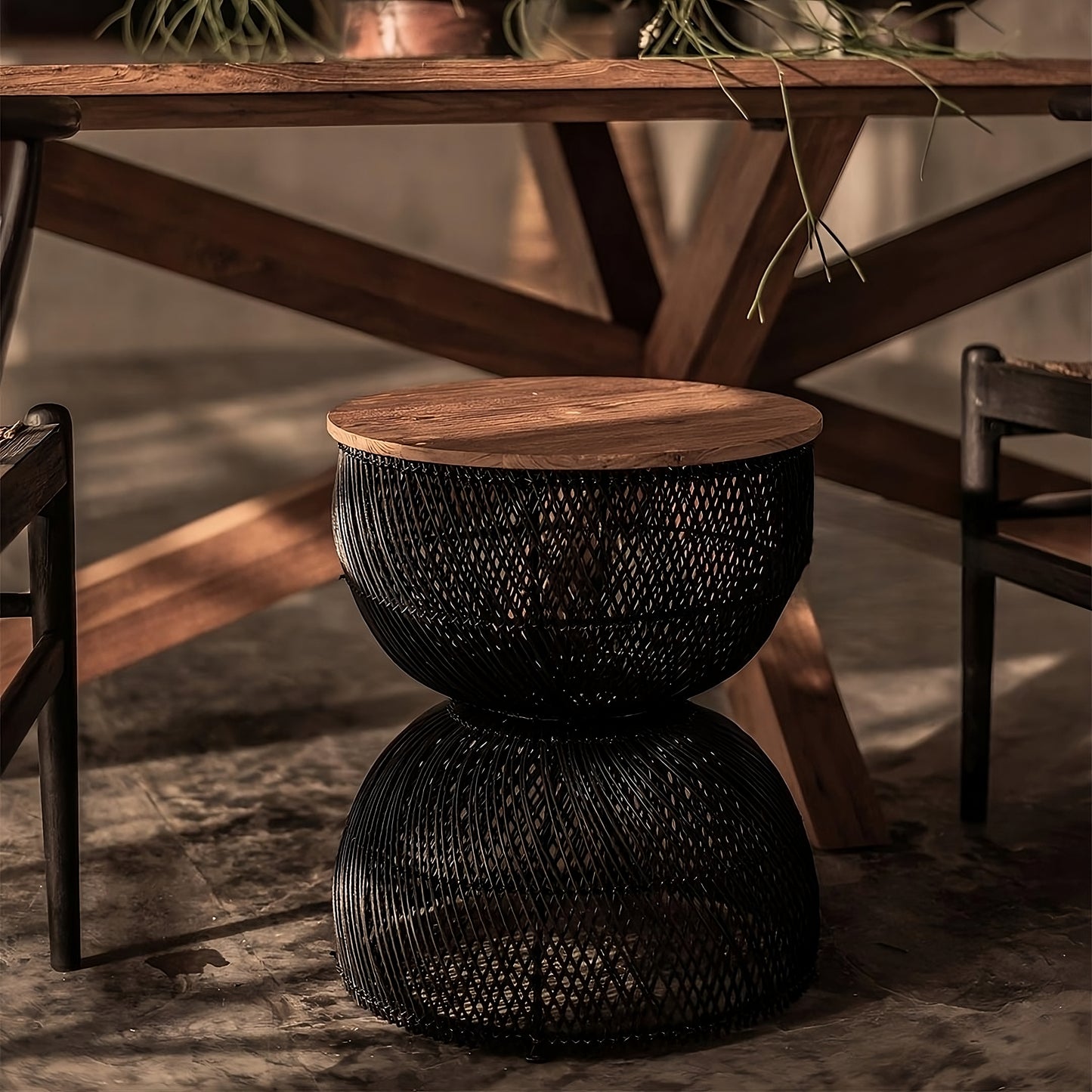 Side table Curve Black