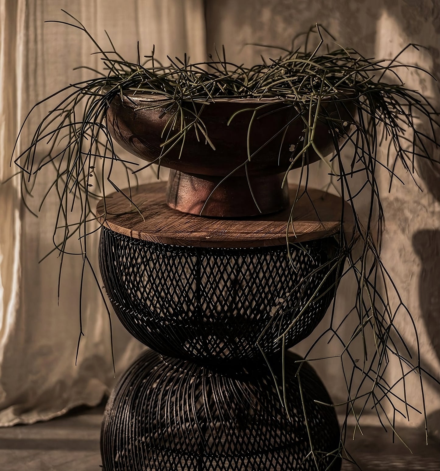 Side table Curve Black