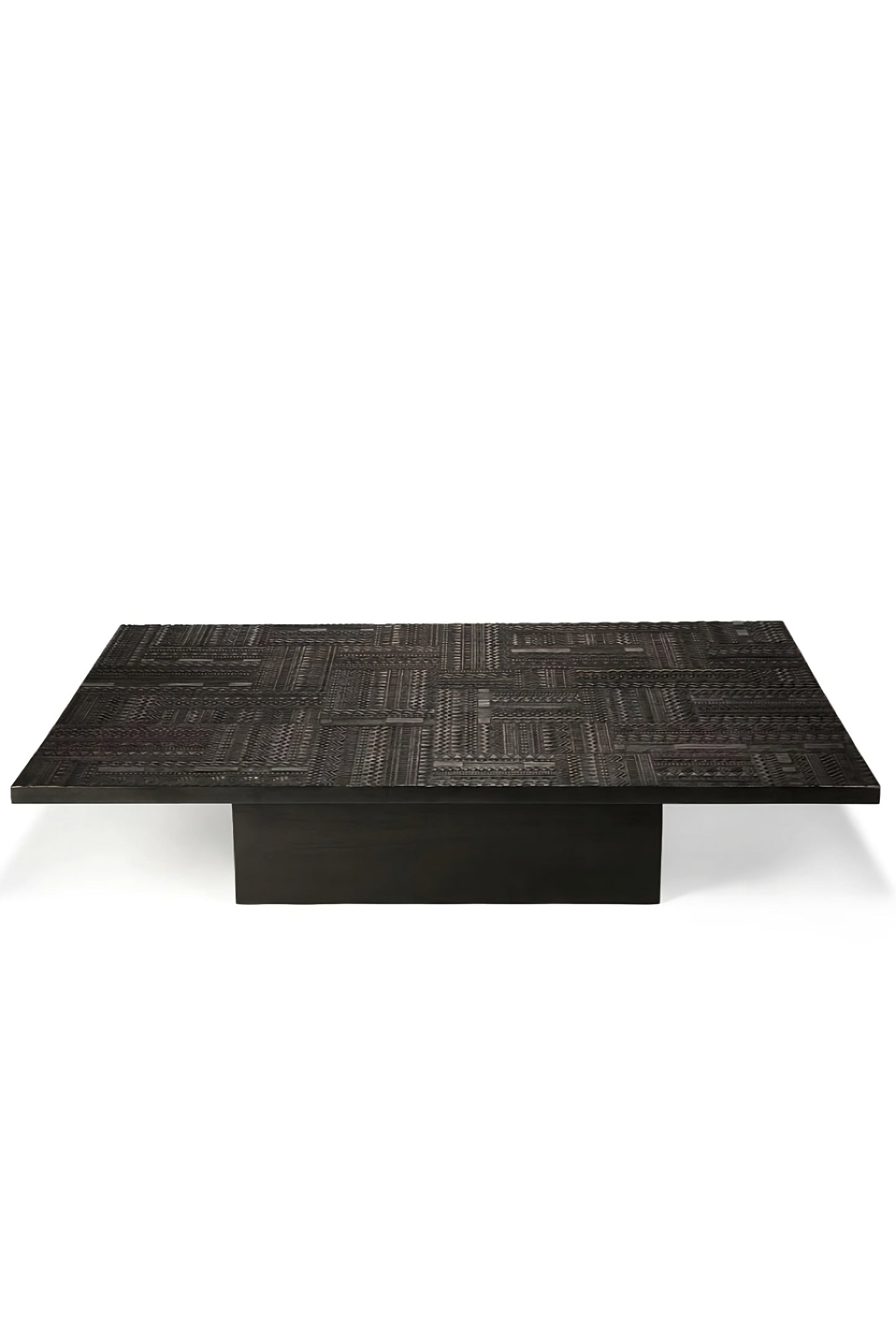 Carved Teak Coffee Table | Ethnicraft Tabwa