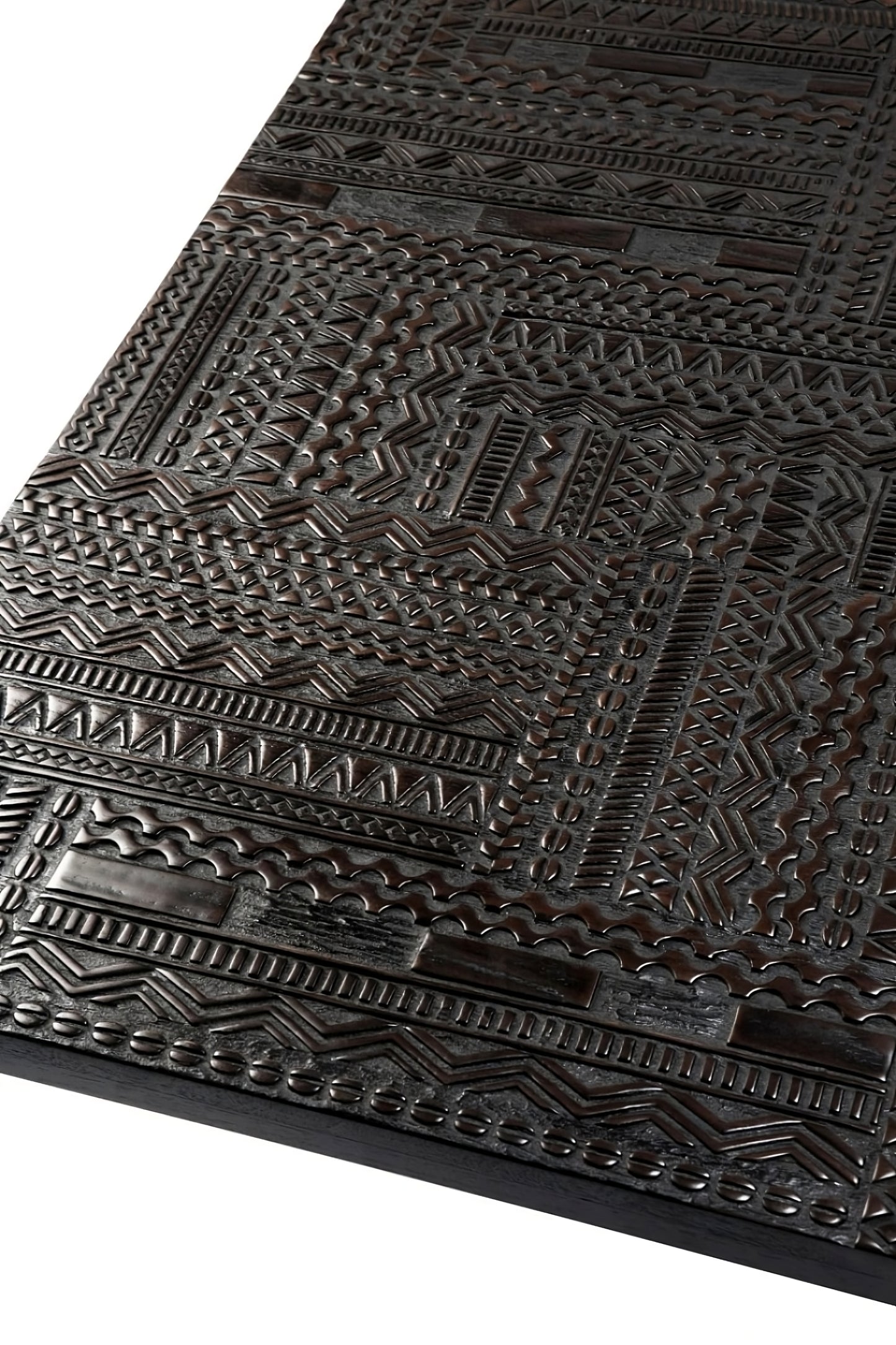 Carved Teak Coffee Table | Ethnicraft Tabwa