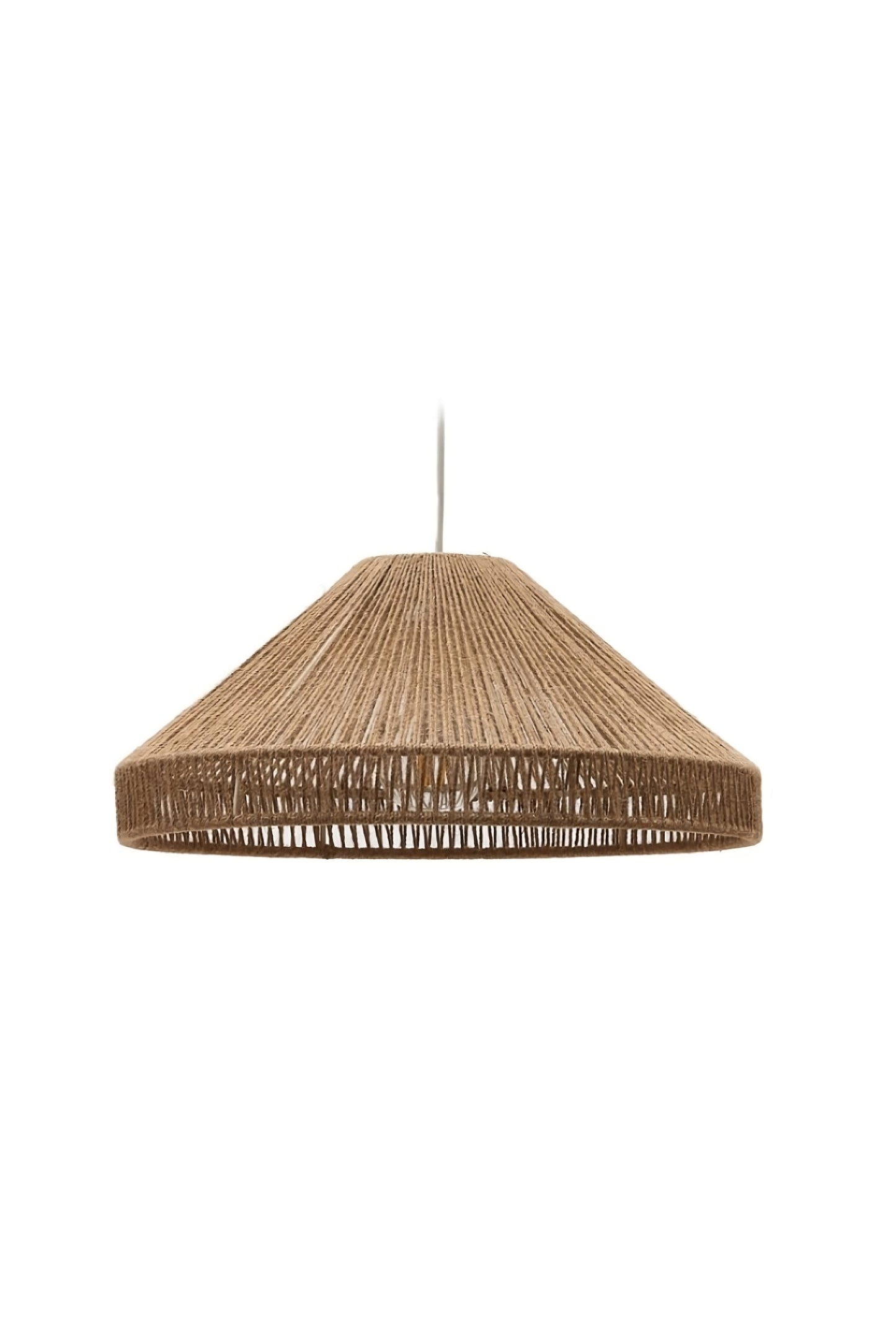 Conical Jute Ceiling Lamp | La Forma Pontos