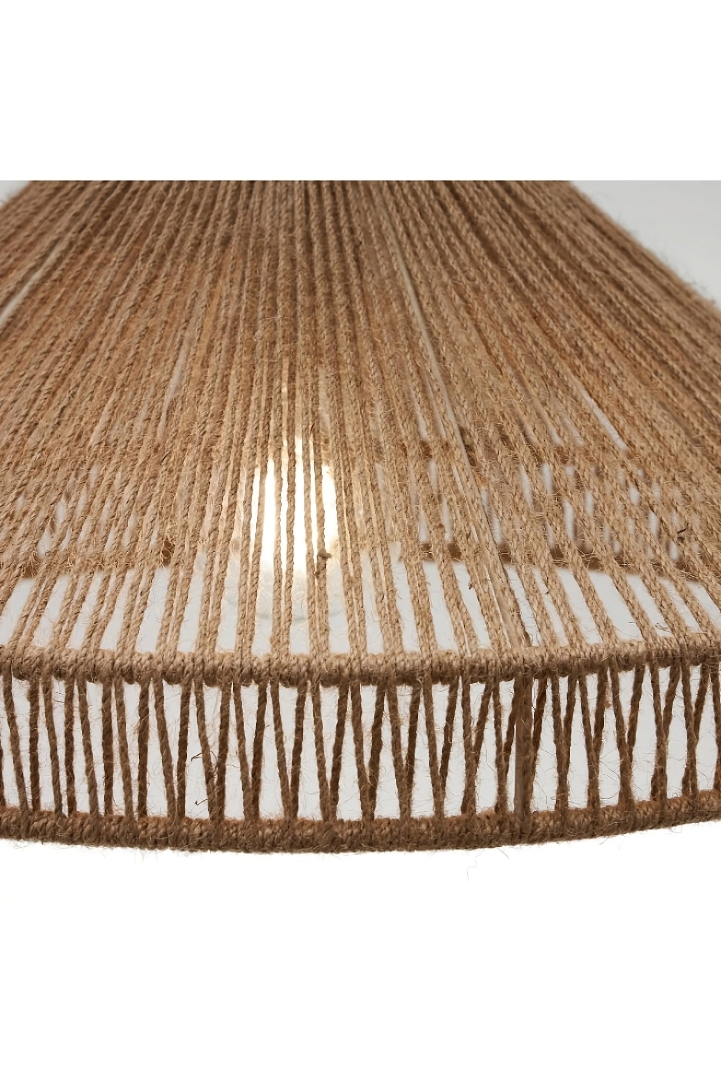 Conical Jute Ceiling Lamp | La Forma Pontos