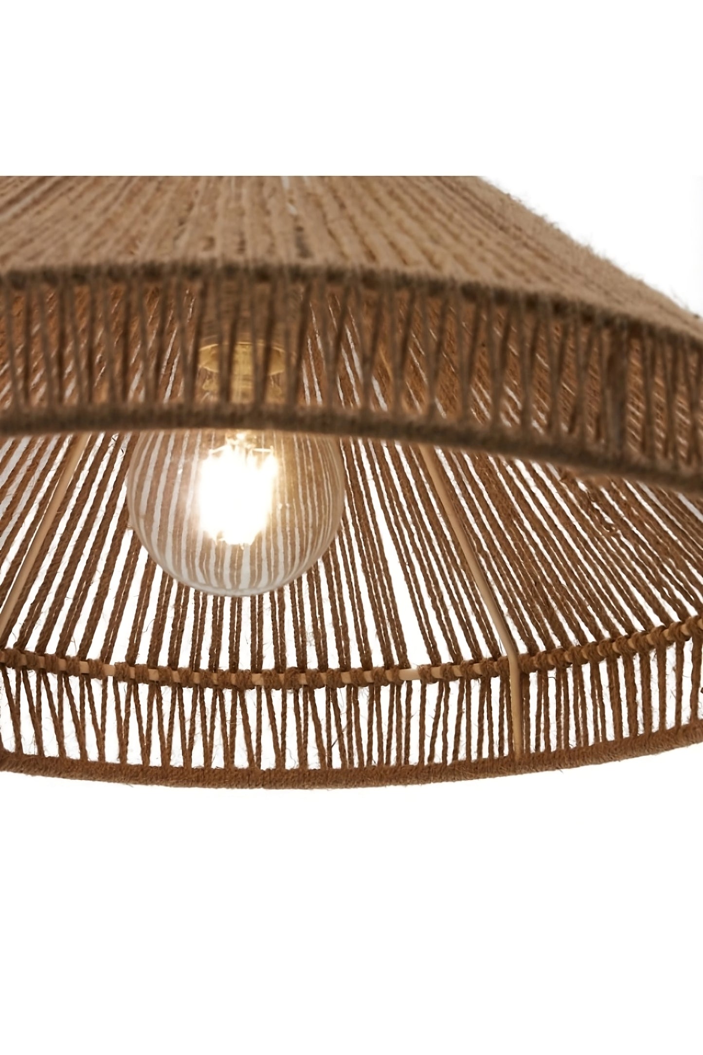 Conical Jute Ceiling Lamp | La Forma Pontos