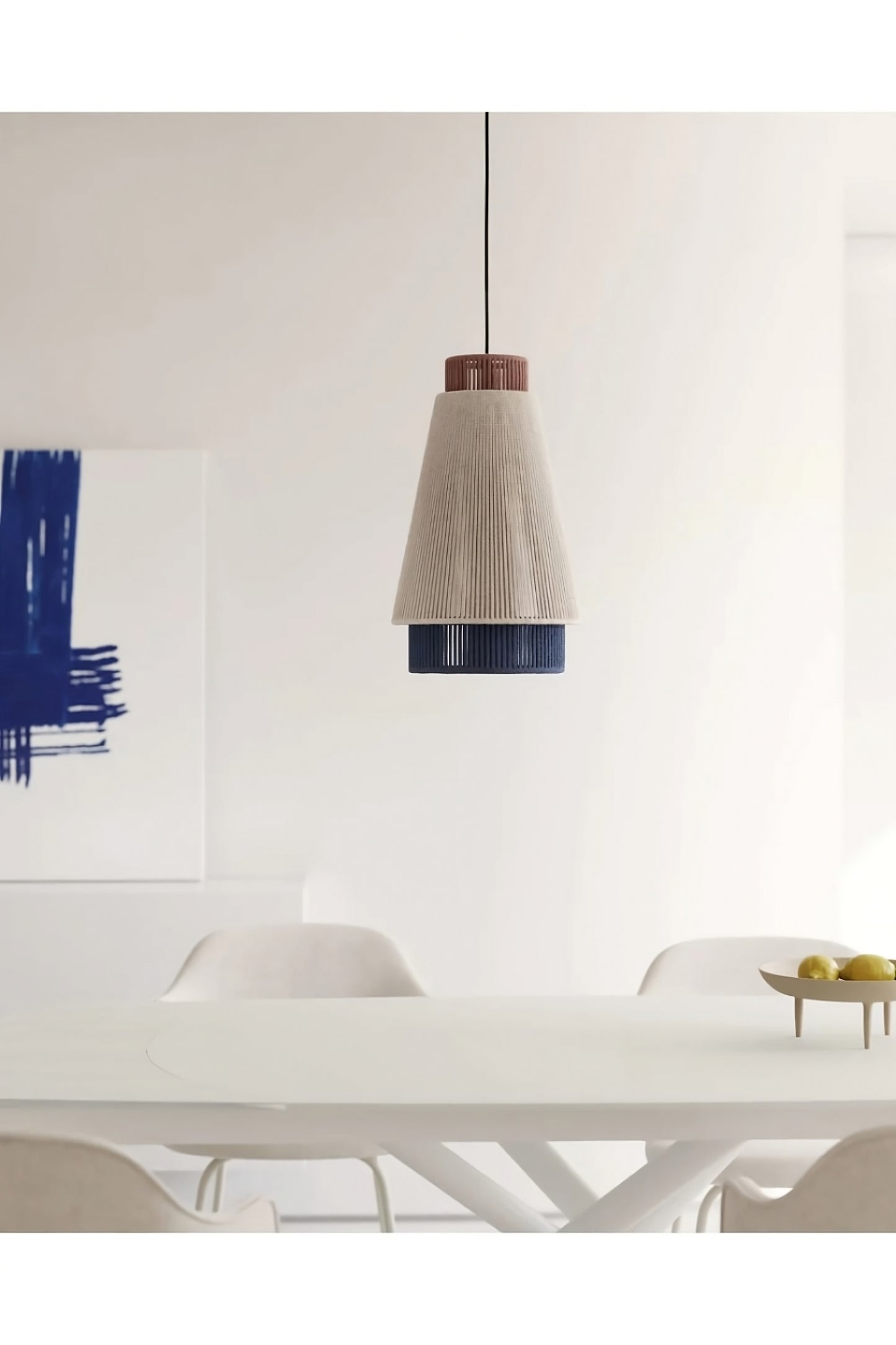 Conical Jute Ceiling Lamp | La Forma Yuvia