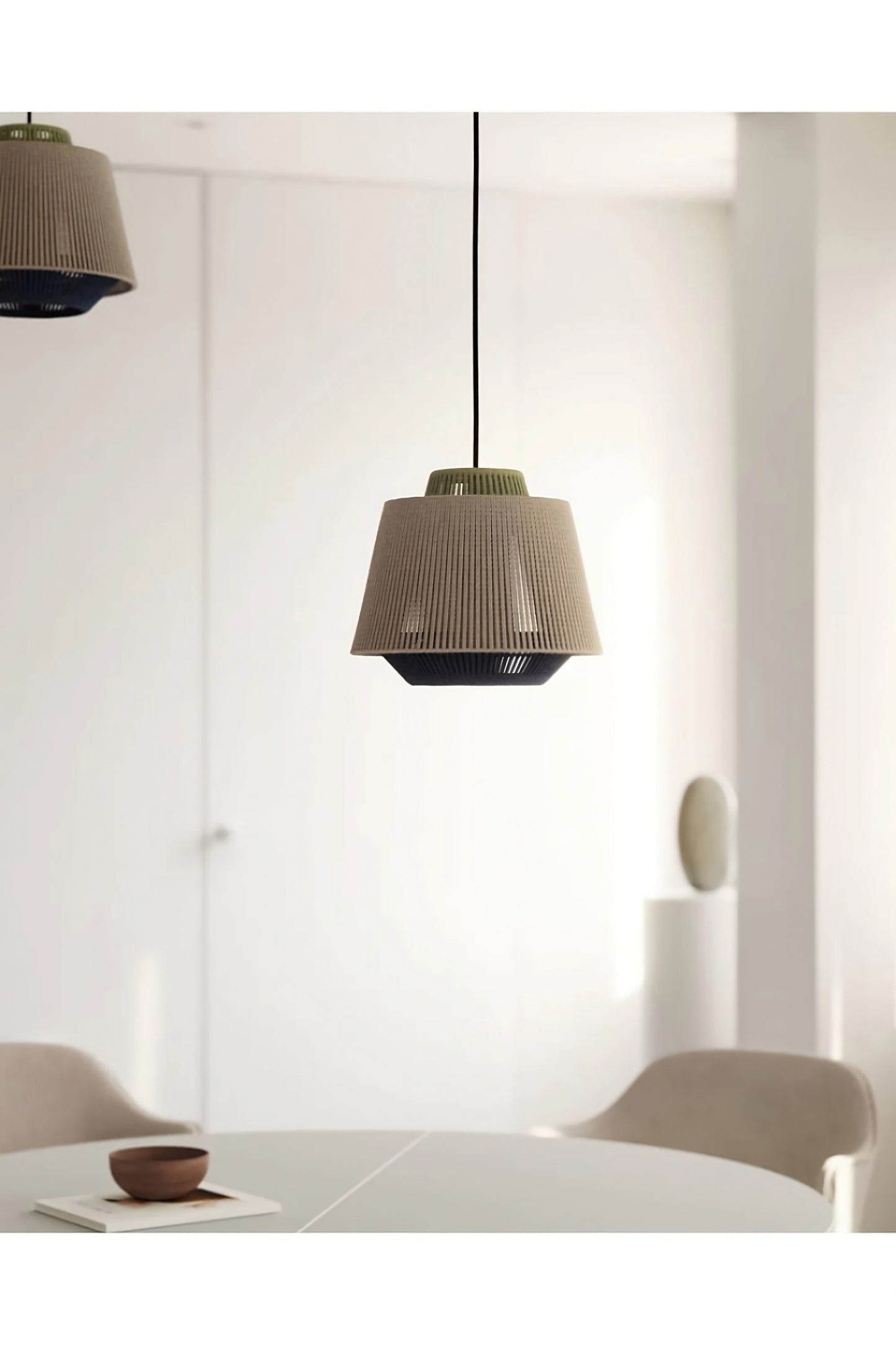 Conical Jute Ceiling Lamp | La Forma Yuvia