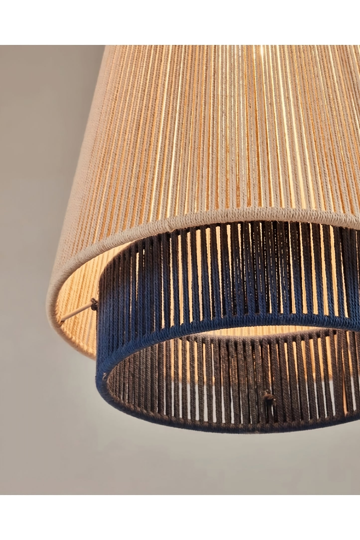 Conical Jute Ceiling Lamp | La Forma Yuvia