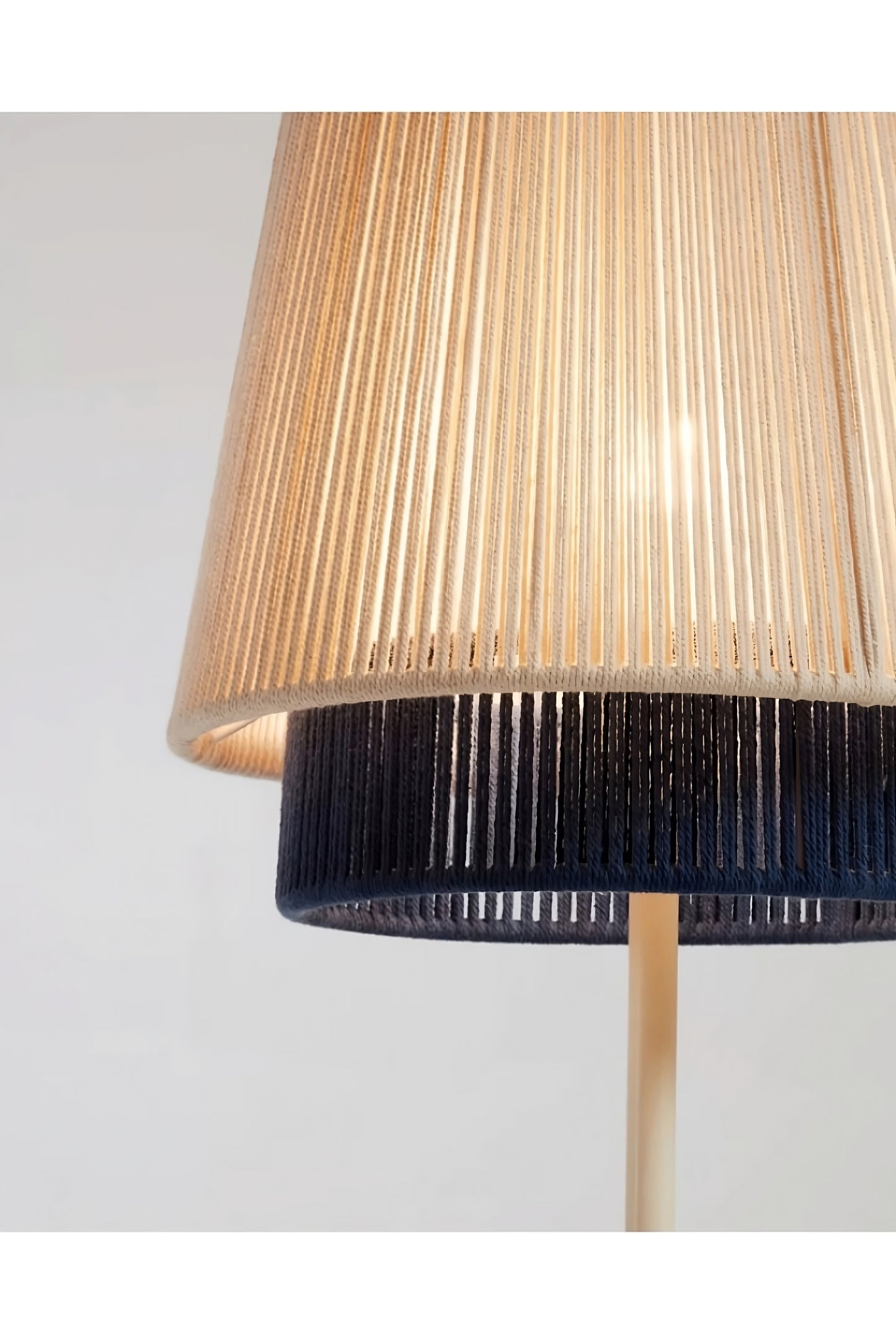 Conical Jute Floor Lamp | La Forma Yuvia
