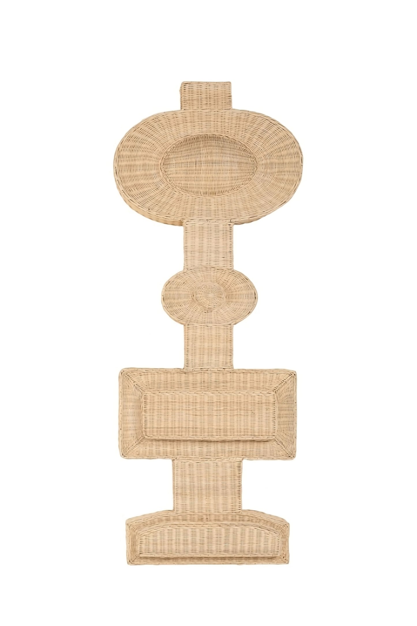 Geometrical Rattan Wall Lamp | Versmissen Totem