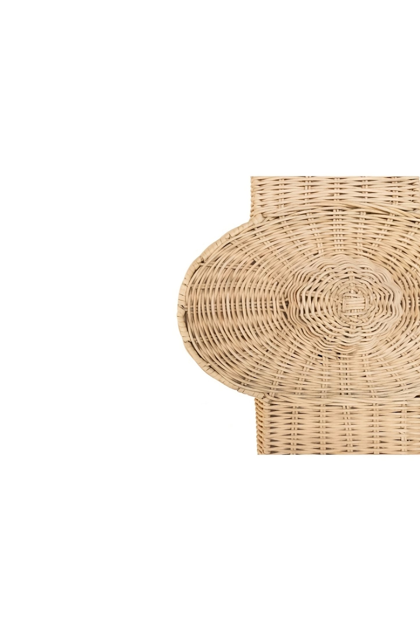 Geometrical Rattan Wall Lamp | Versmissen Totem
