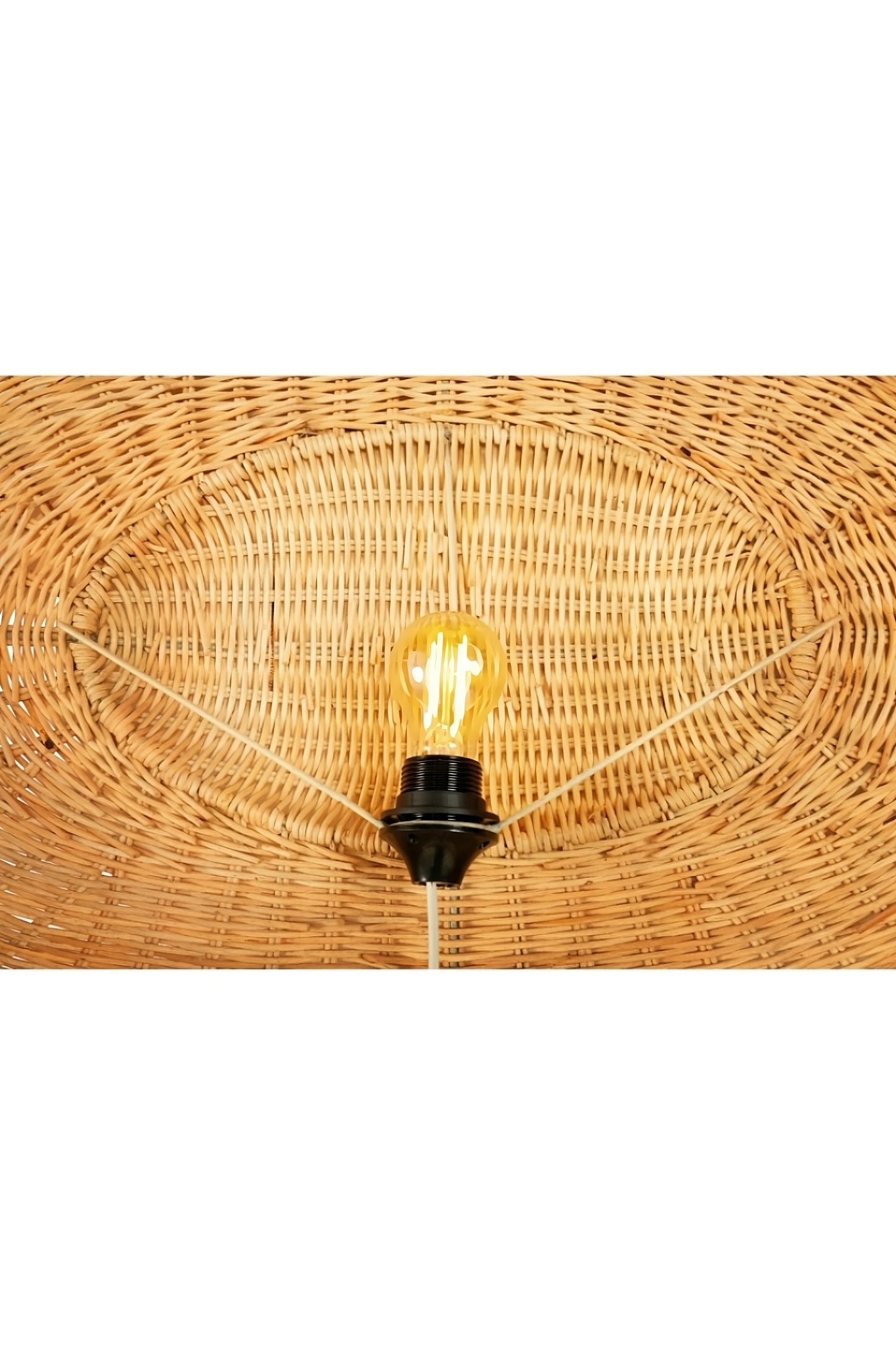 Geometrical Rattan Wall Lamp | Versmissen Totem
