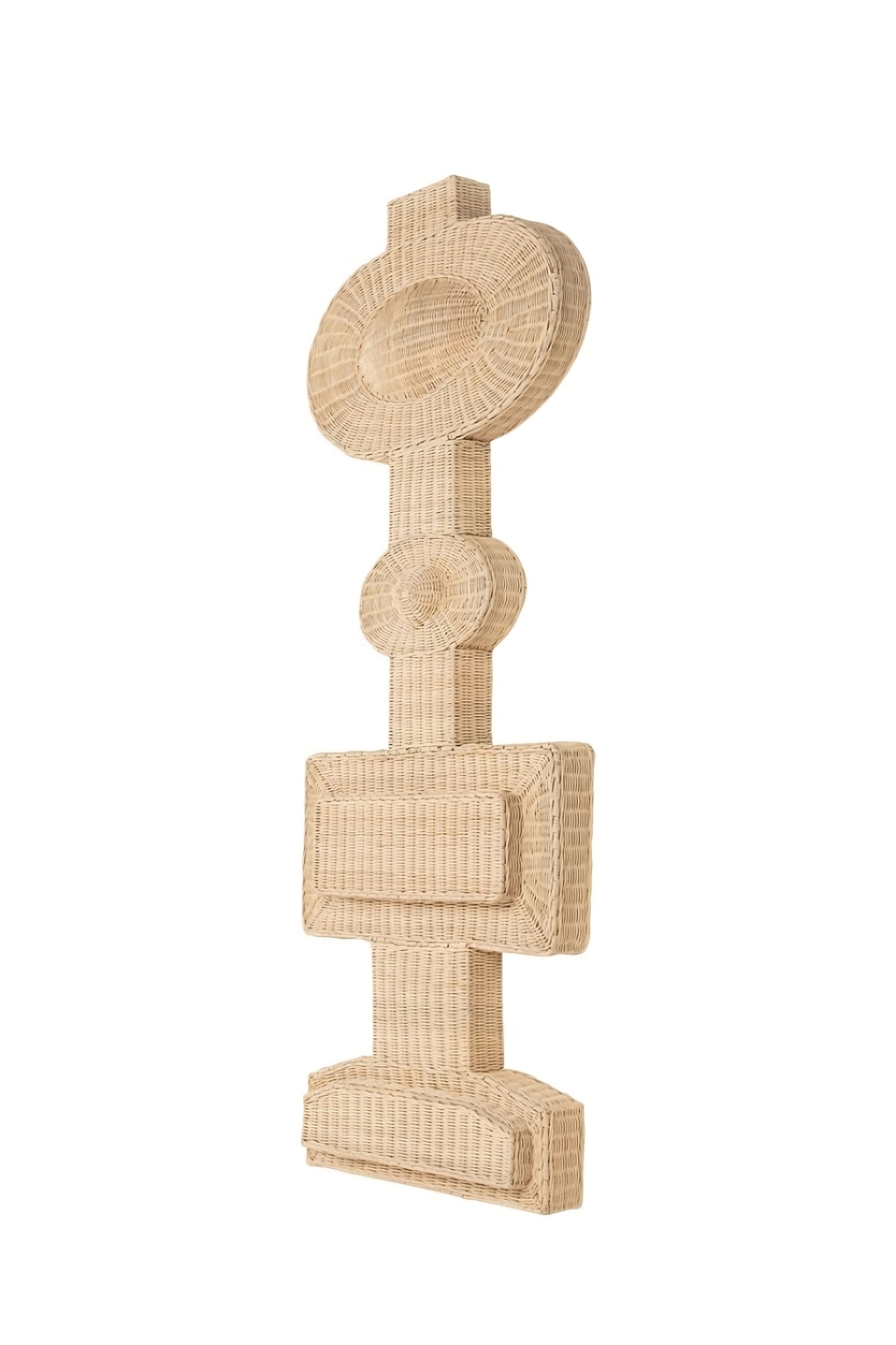 Geometrical Rattan Wall Lamp | Versmissen Totem