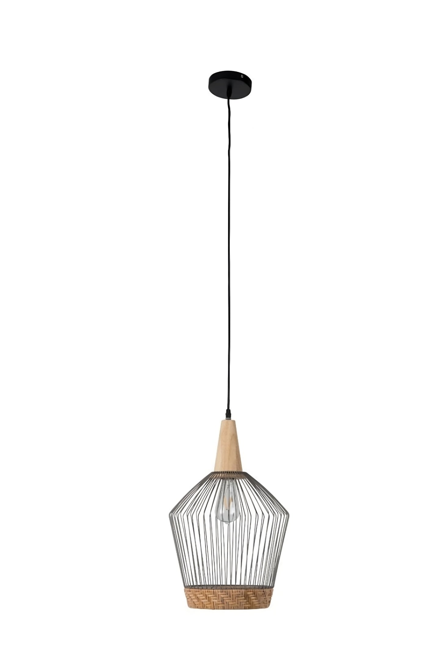 Gray Long Cage Pendant Lamp | Zuiver Birdy