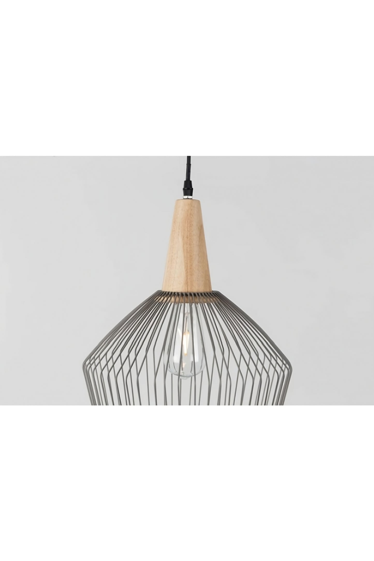 Gray Long Cage Pendant Lamp | Zuiver Birdy
