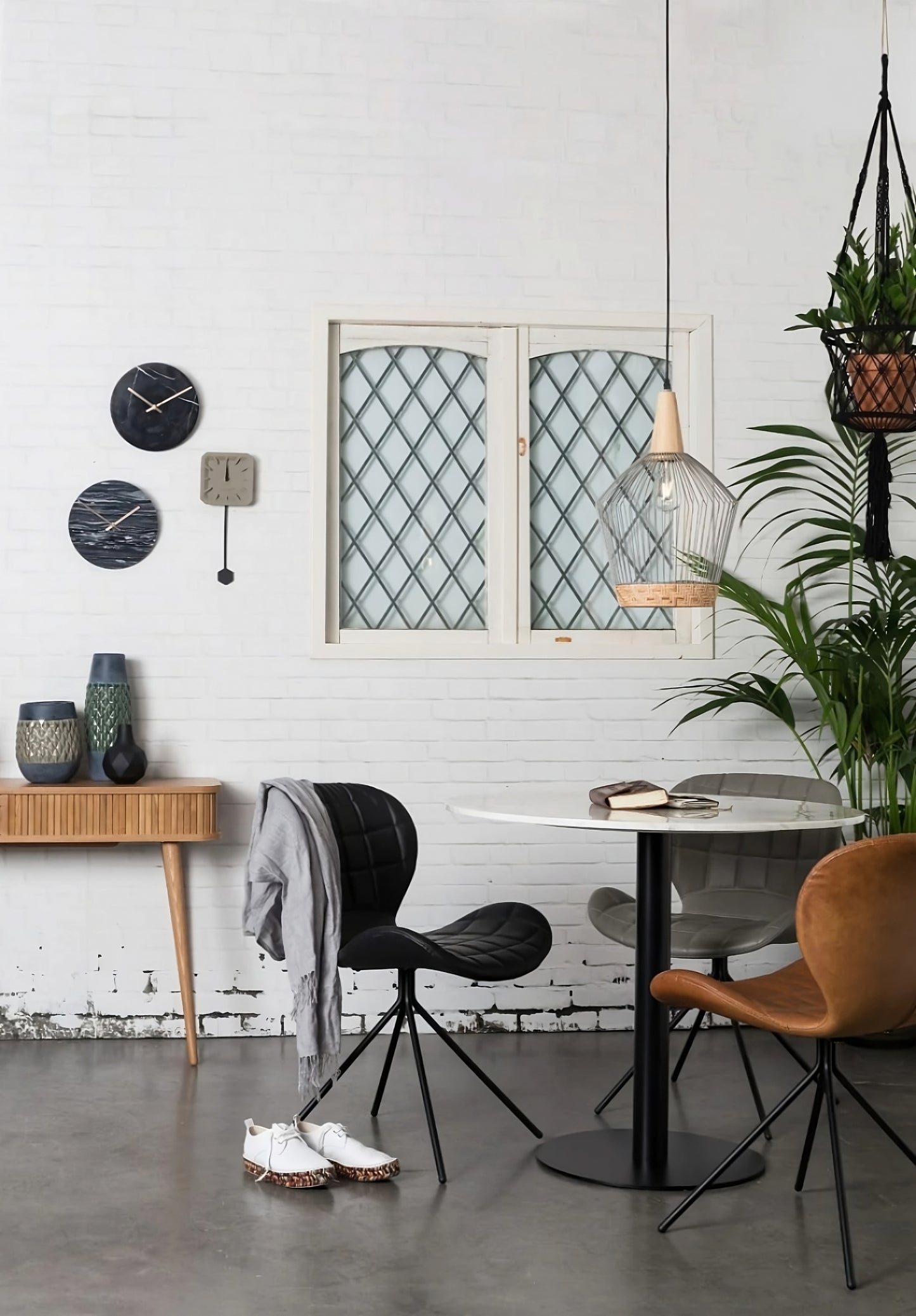 Gray Long Cage Pendant Lamp | Zuiver Birdy