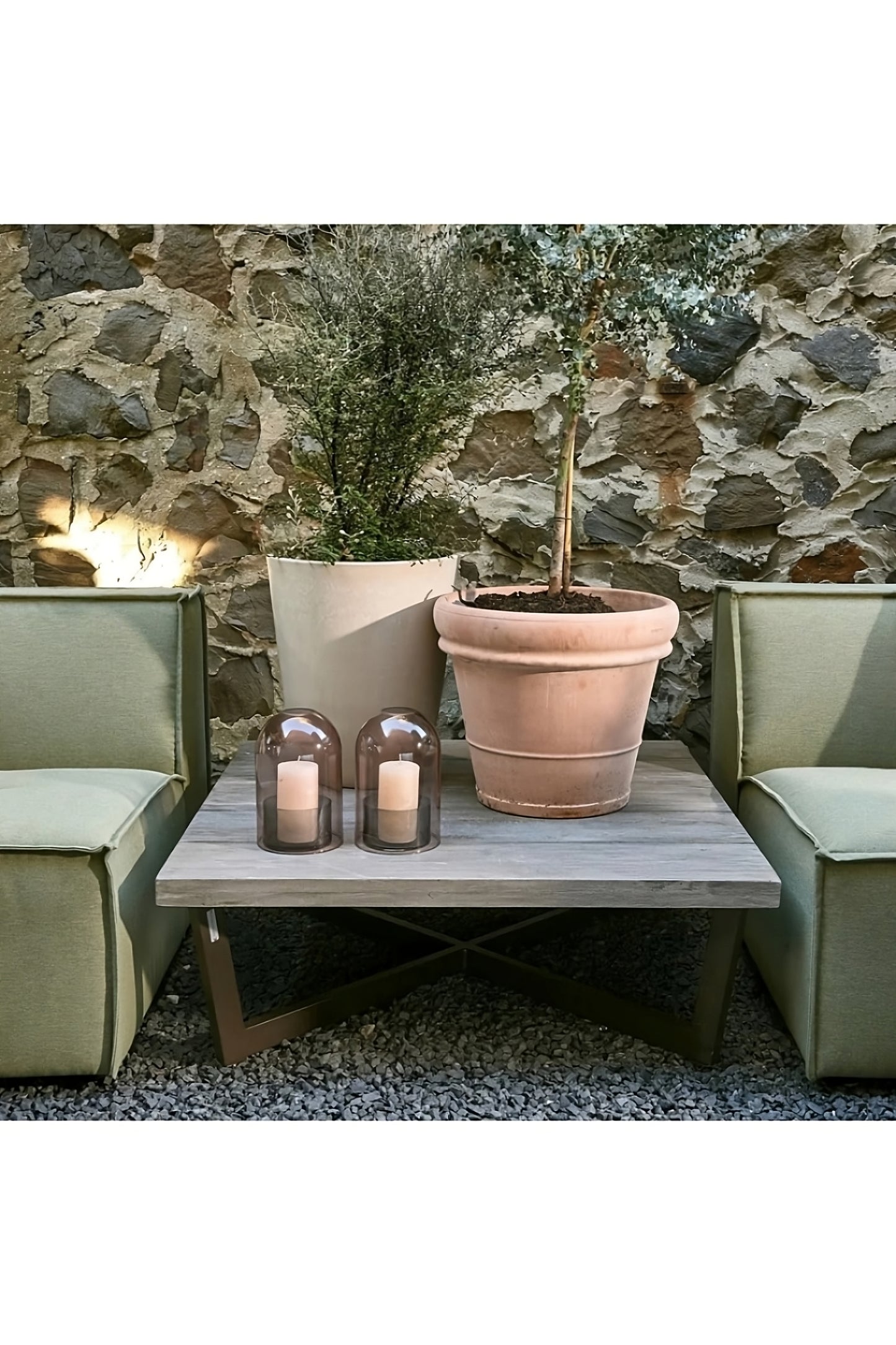 Gray Teak Outdoor Coffee Table | Rivièra Maison Bondi Beach