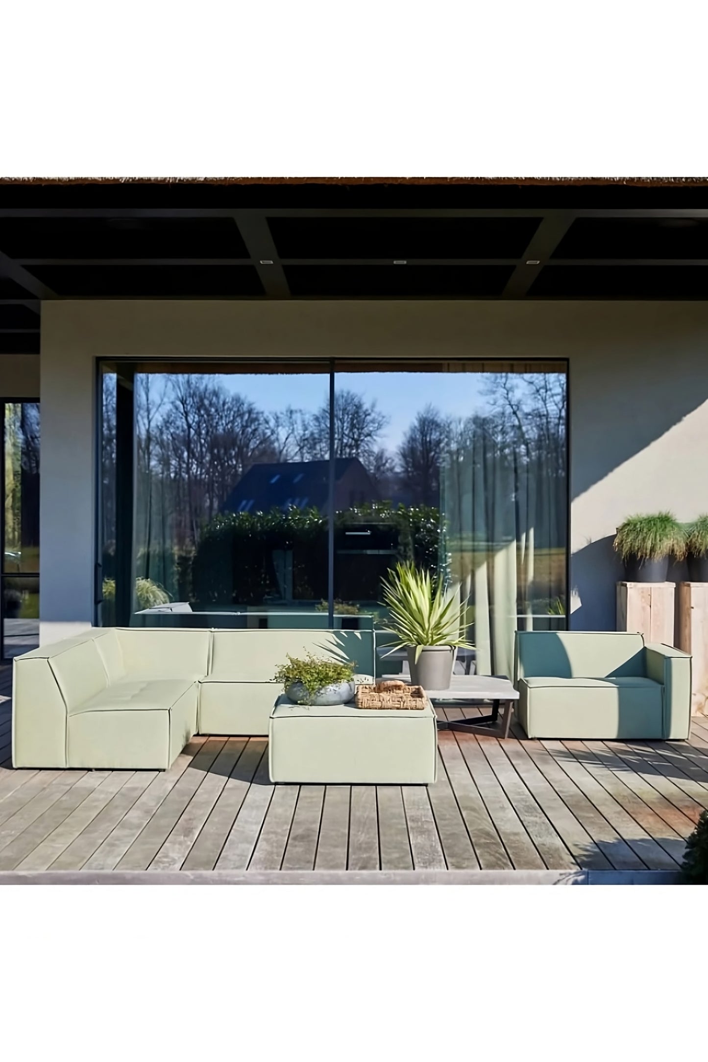 Gray Teak Outdoor Coffee Table | Rivièra Maison Bondi Beach