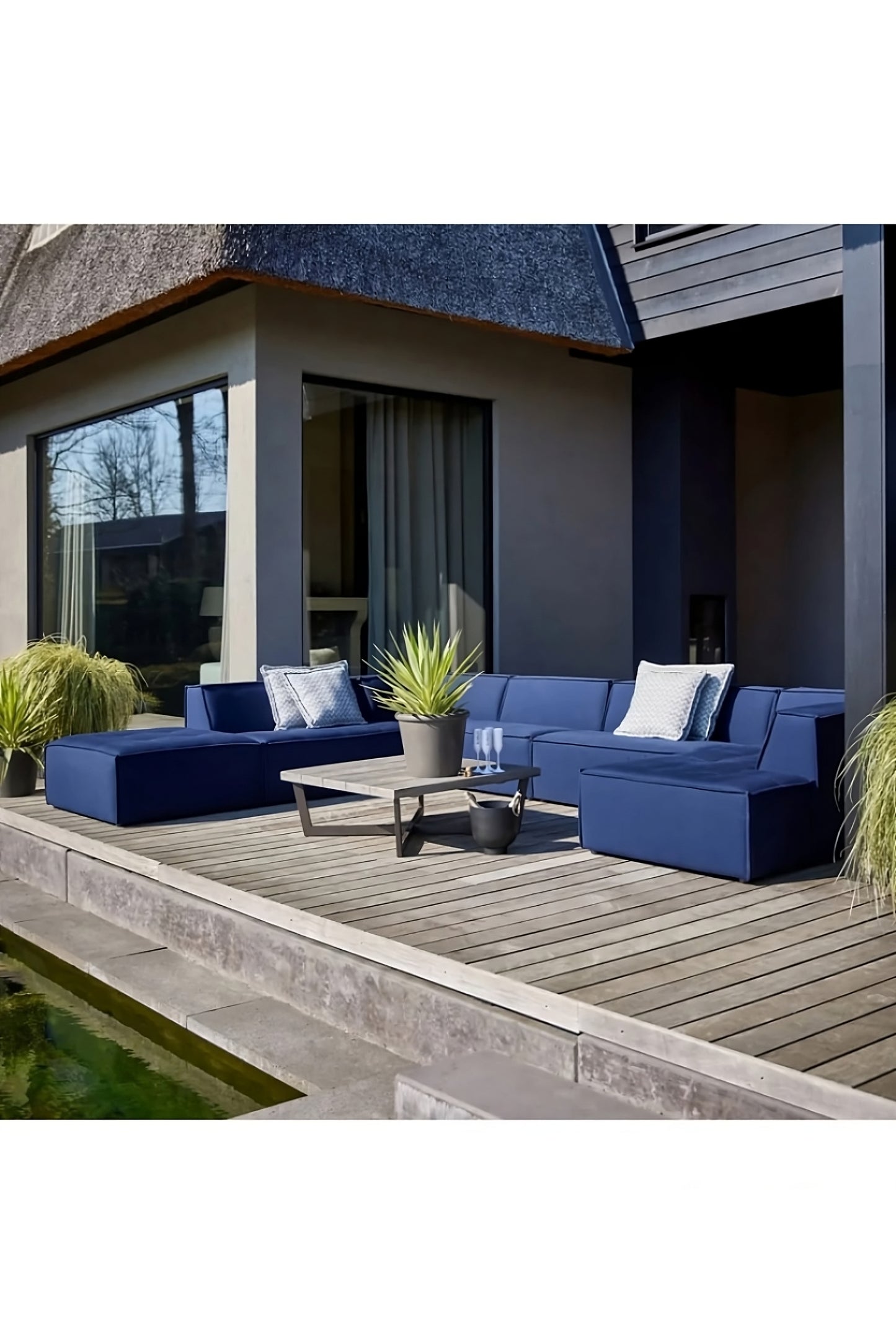Gray Teak Outdoor Coffee Table | Rivièra Maison Bondi Beach