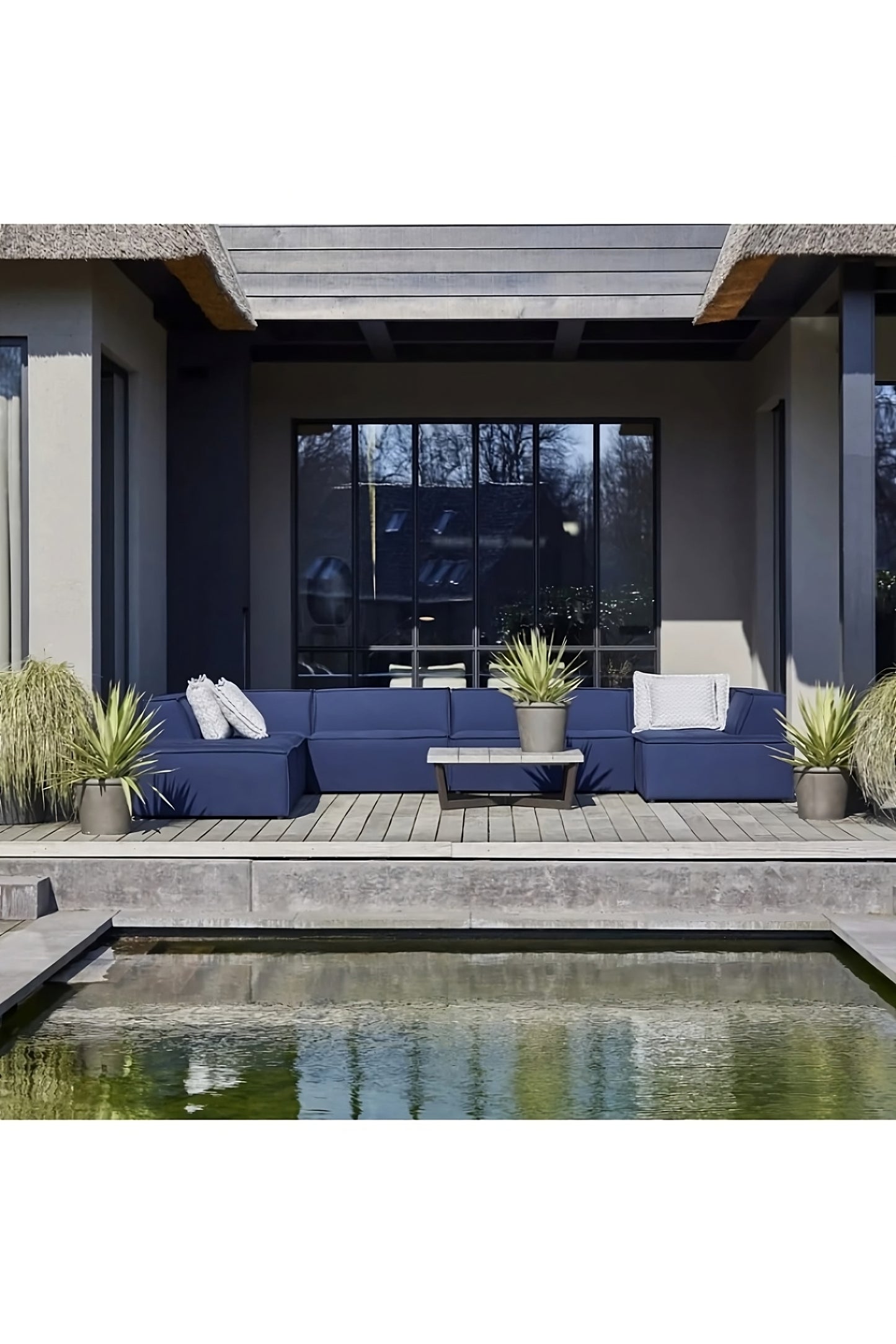 Gray Teak Outdoor Coffee Table | Rivièra Maison Bondi Beach