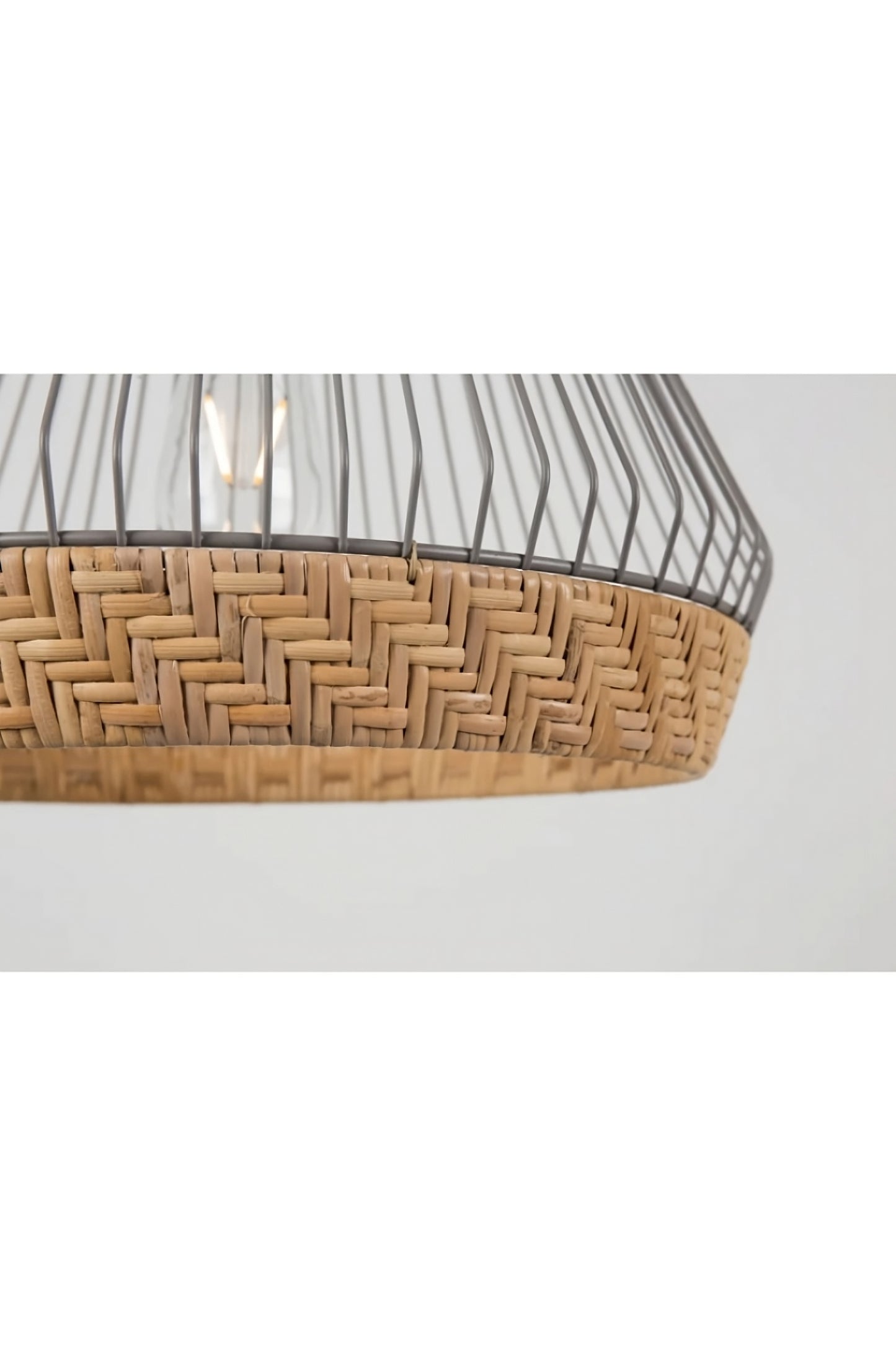 Gray Wide Cage Pendant Lamp | Zuiver Birdy