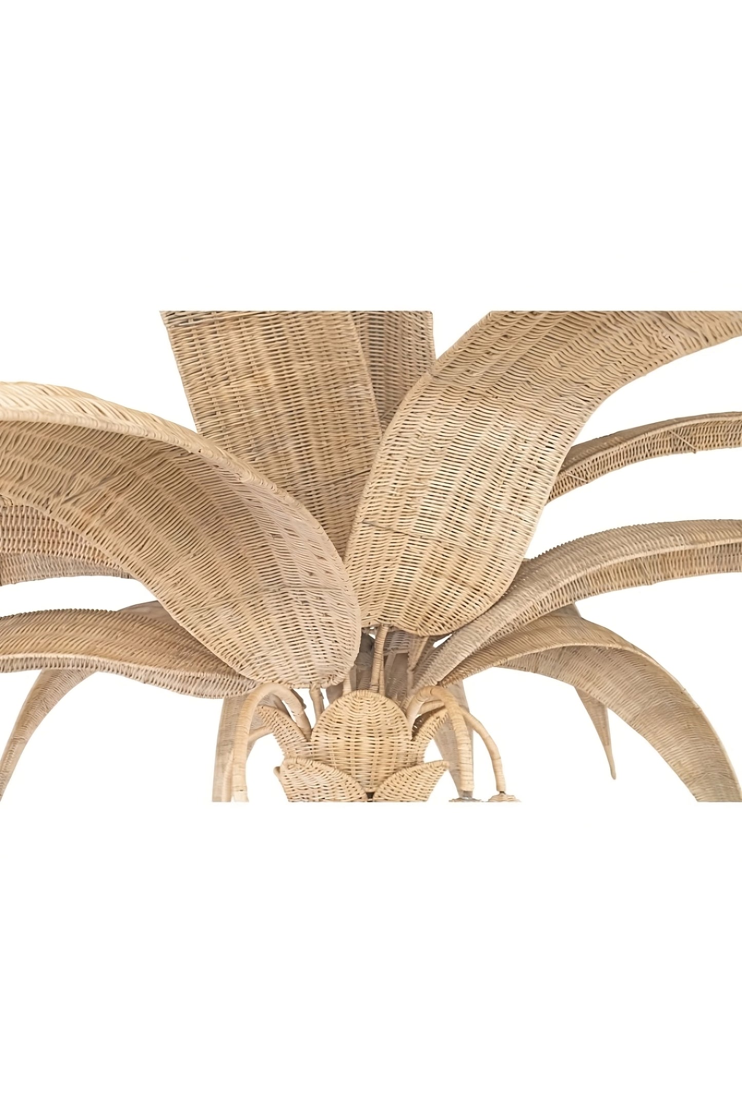 Handcrafted Rattan Floor Lamp | Versmissen Palm Tree