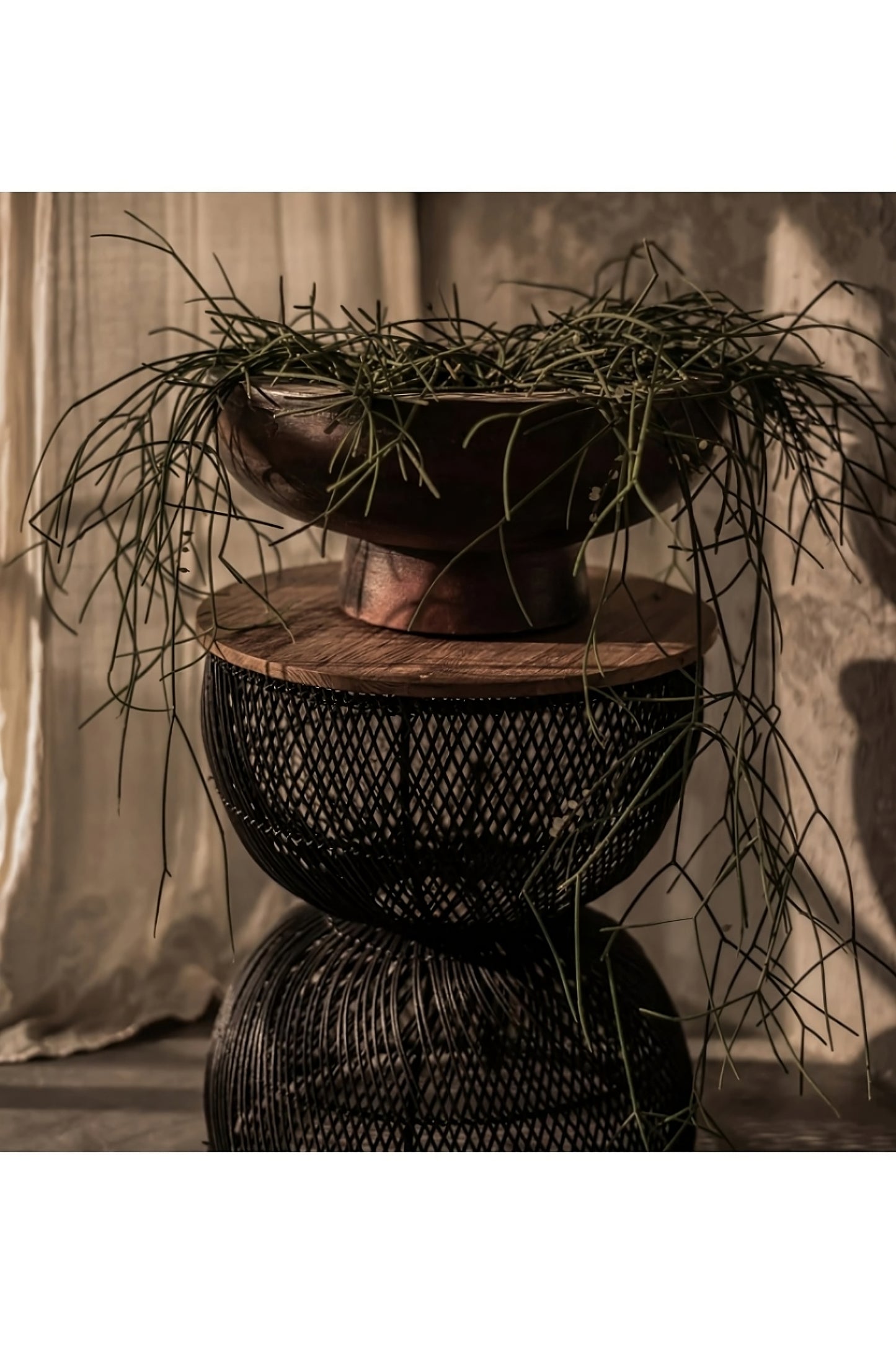 Hourglass Rattan Side Table | dBodhi Wave