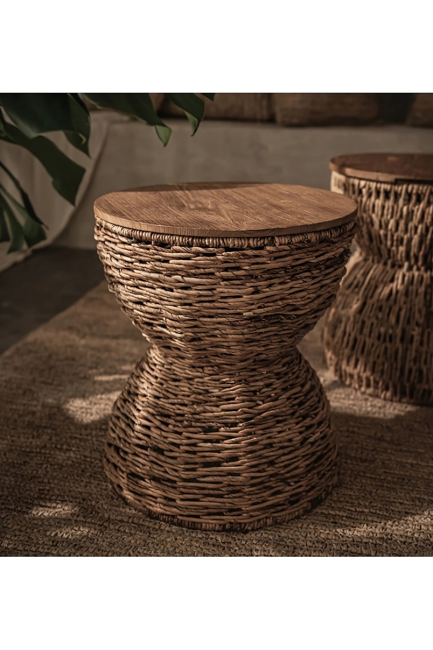 Hourglass Shaped Entwined Stool | dBodhi Rebana Mezzo