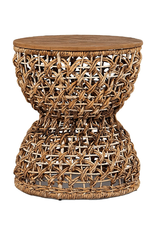 Hourglass Shaped Wooden Stool | dBodhi Rebana Sopran