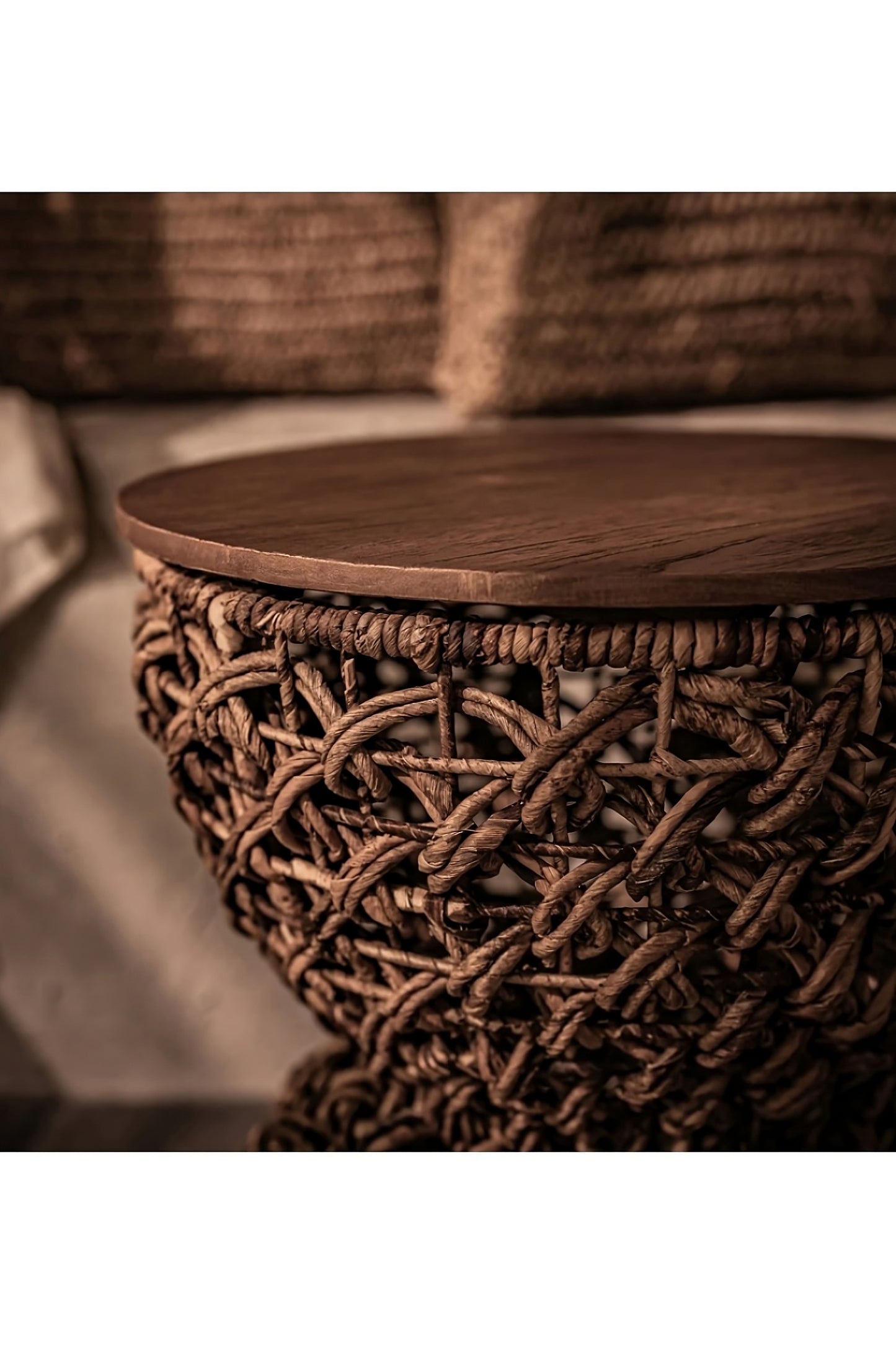 Hourglass Shaped Wooden Stool | dBodhi Rebana Sopran