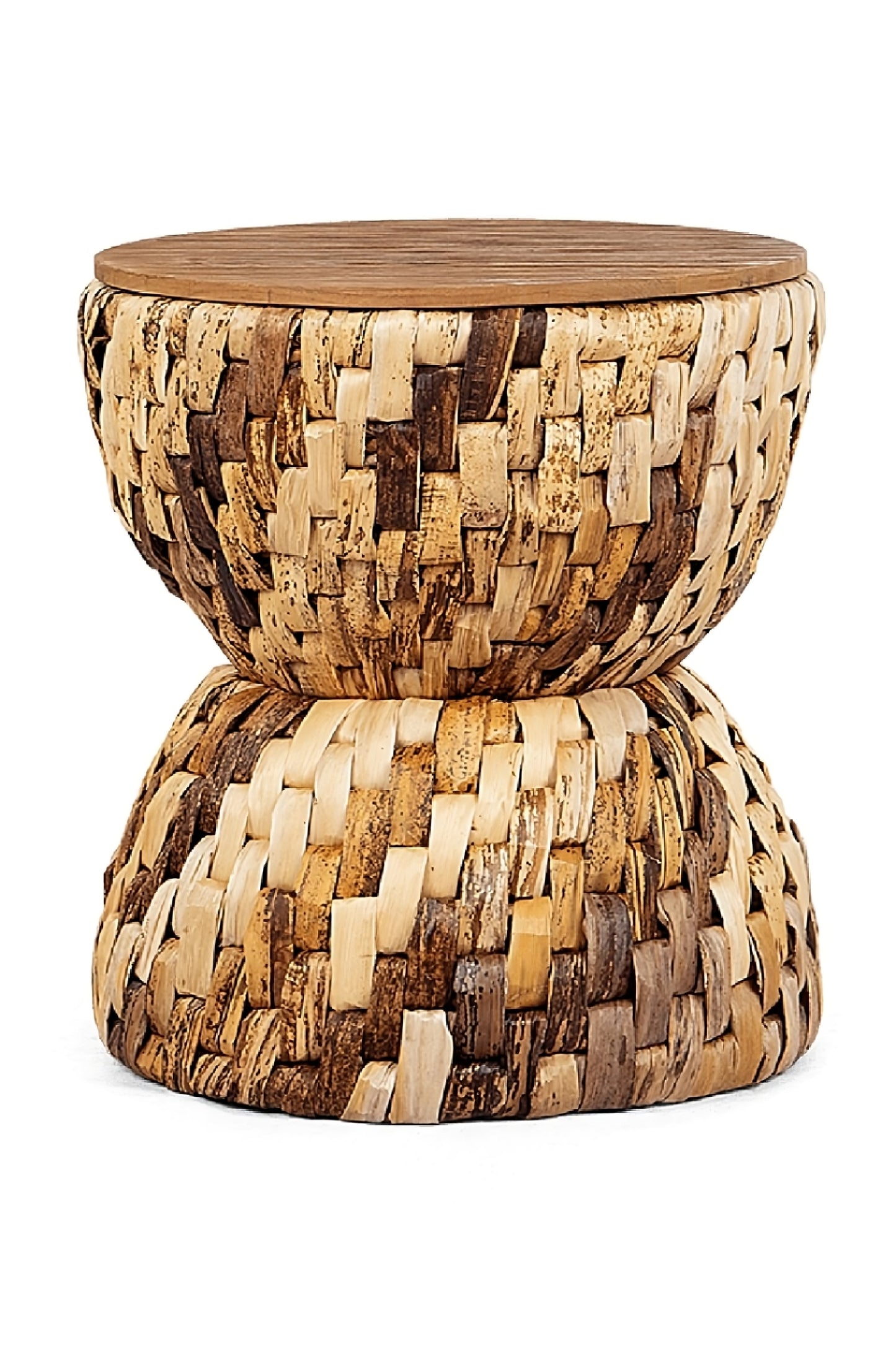Hourglass Shaped Woven Stool | dBodhi Rebana Bariton