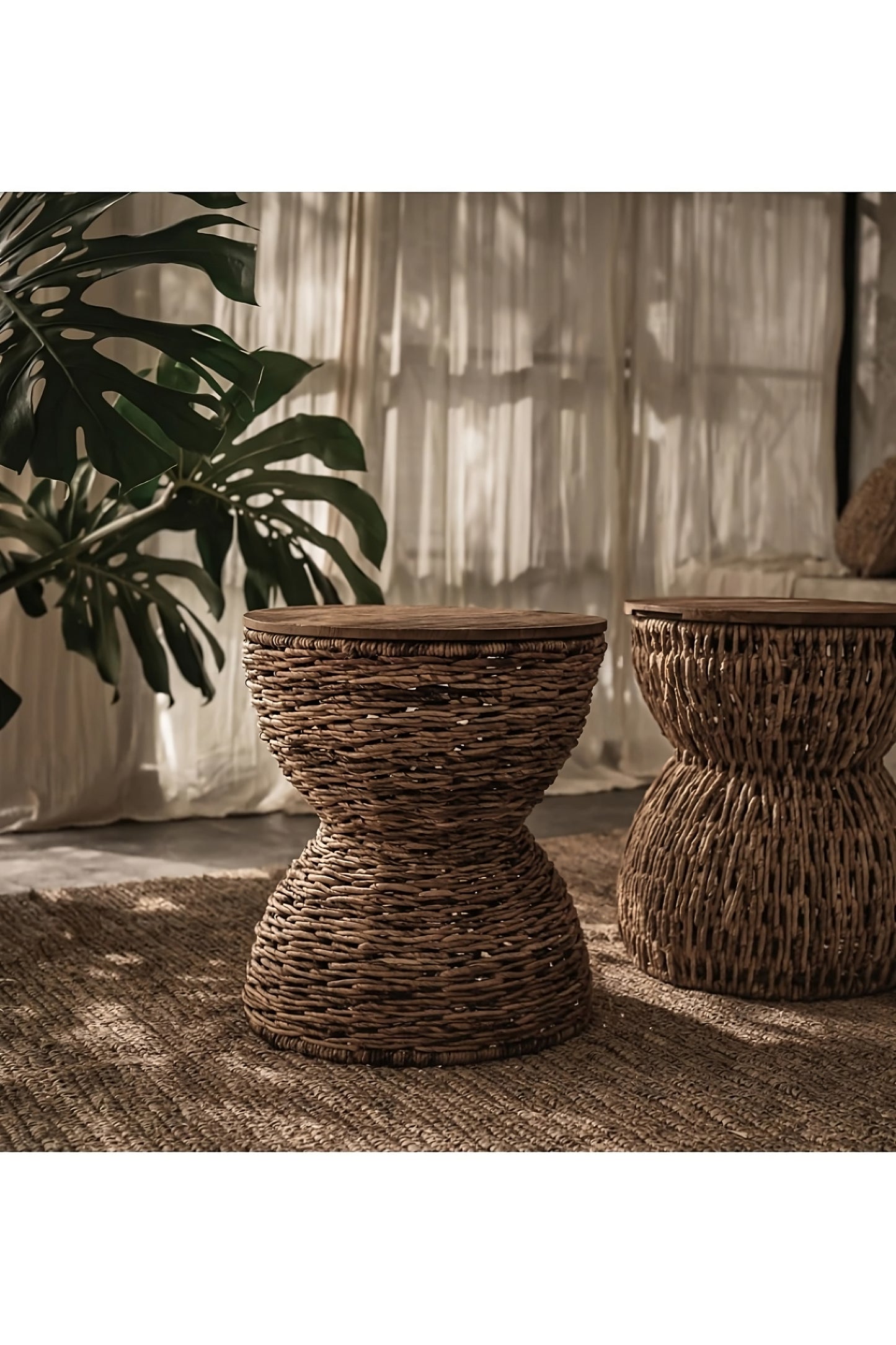 Hourglass Weaved Stool | dBodhi Rebana Alto