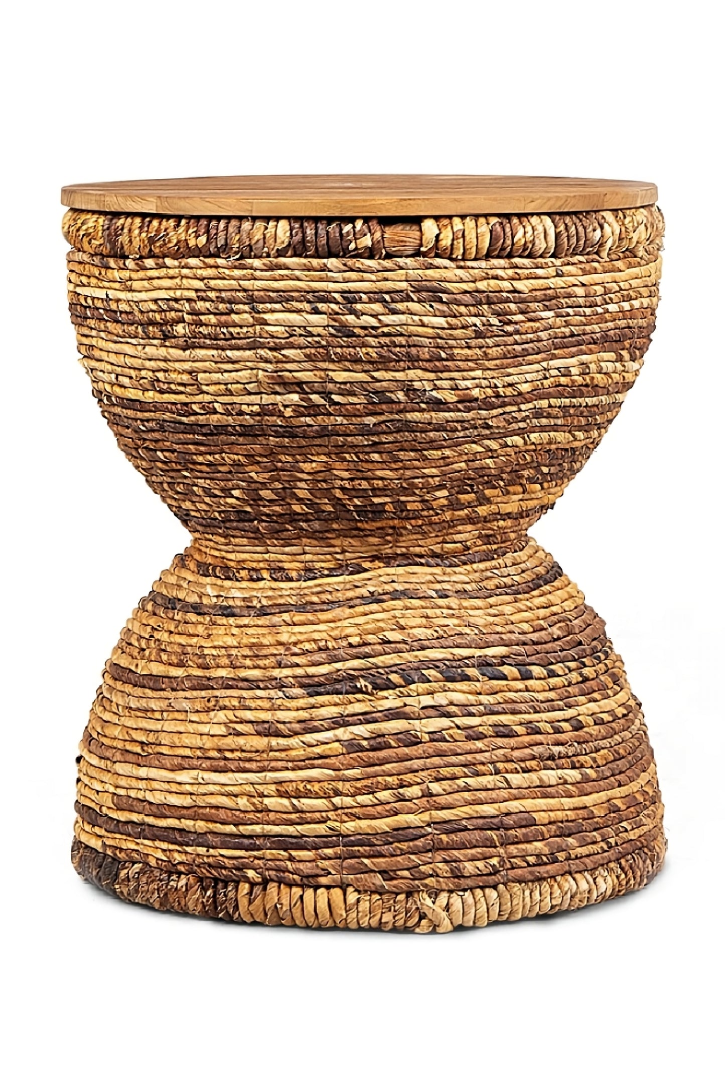 Hourglass Wooden Stool | dBodhi Rebana Bass