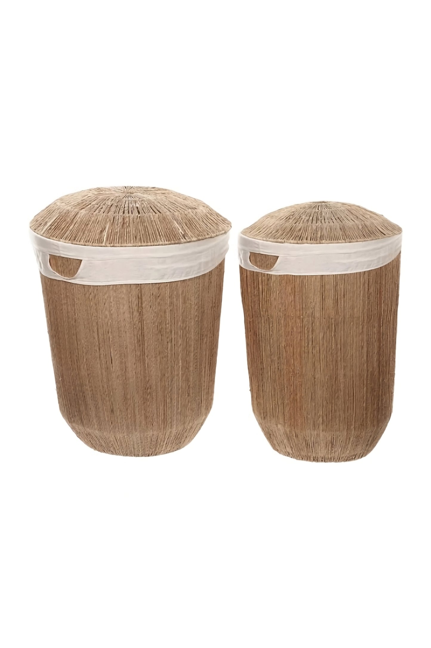 Jute Lidded Basket Set (2) | La Forma Estibalis