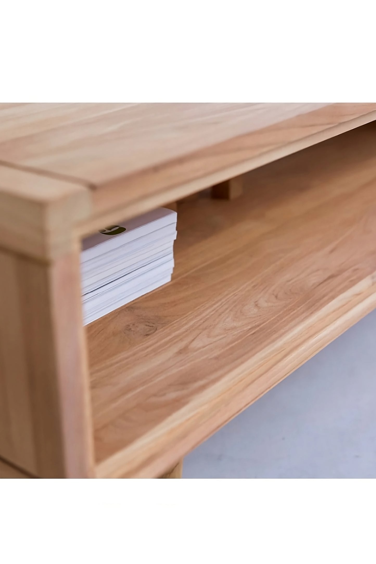 Minimalist Teak Coffee Table | Tikamoon Jonak