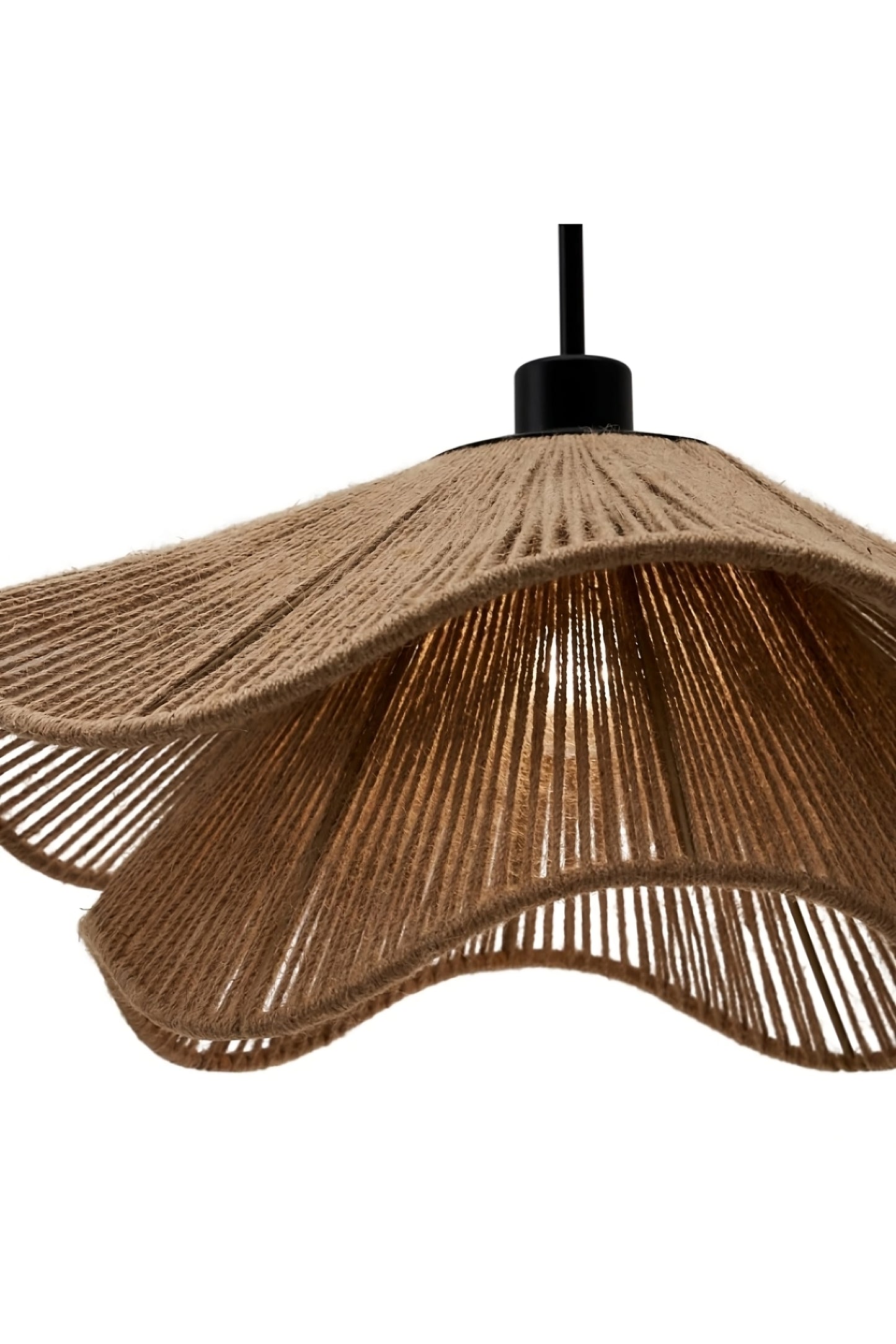 Modern Jute Ceiling Lamp | La Forma Pontos