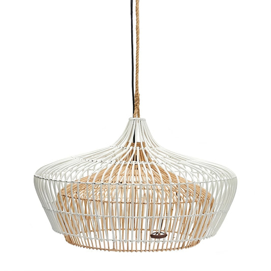 Modern Rattan Hanging Lamp | Rivièra Maison Rustic Double