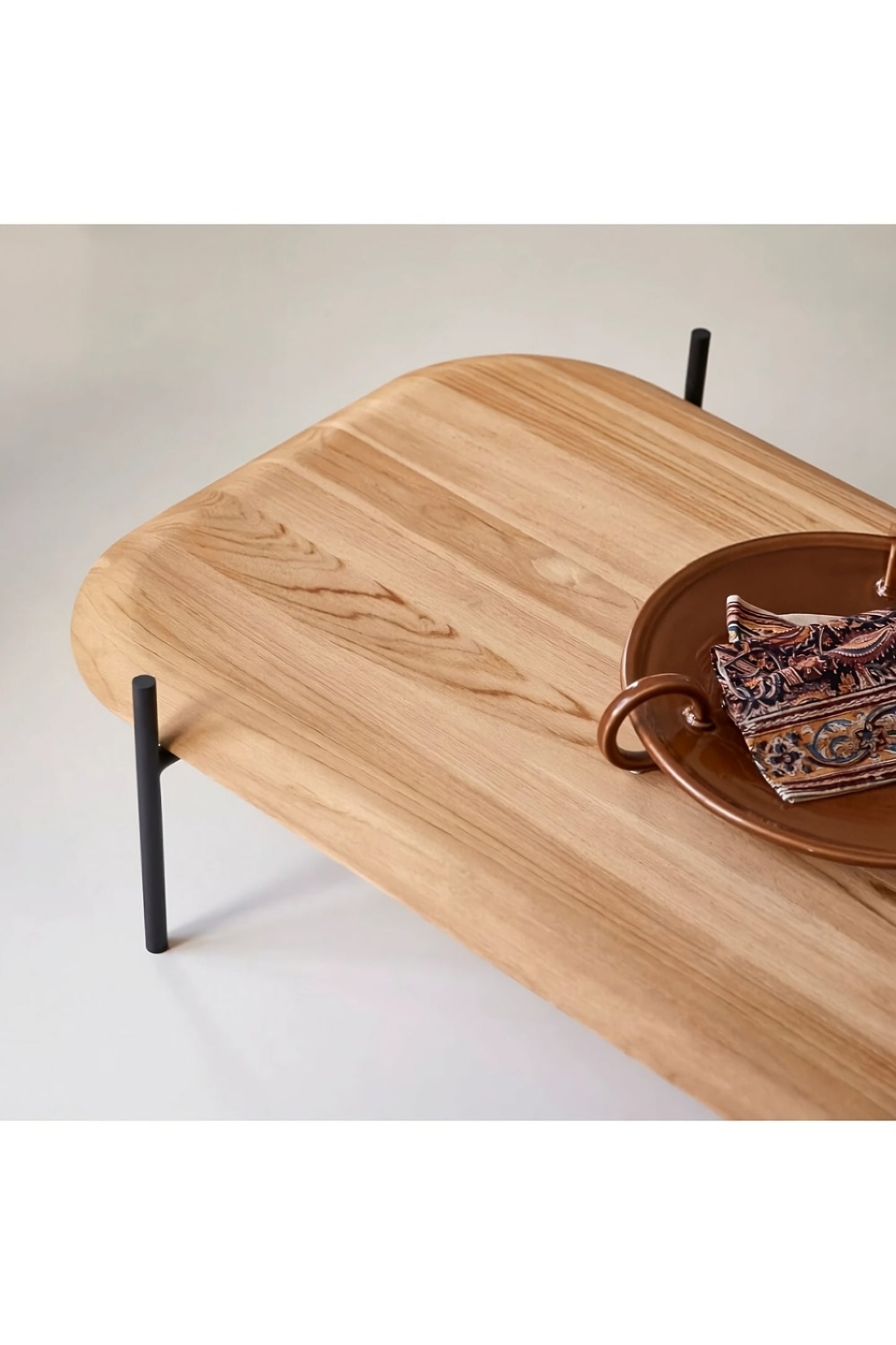 Modern Teak Coffee Table | Tikamoon Honorine