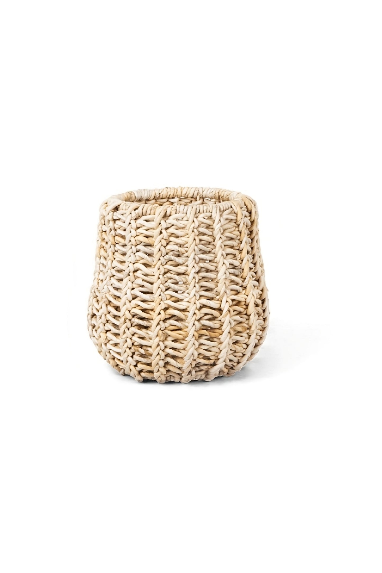 Modern Weaved Abaca Round Basket | dBodhi Batur