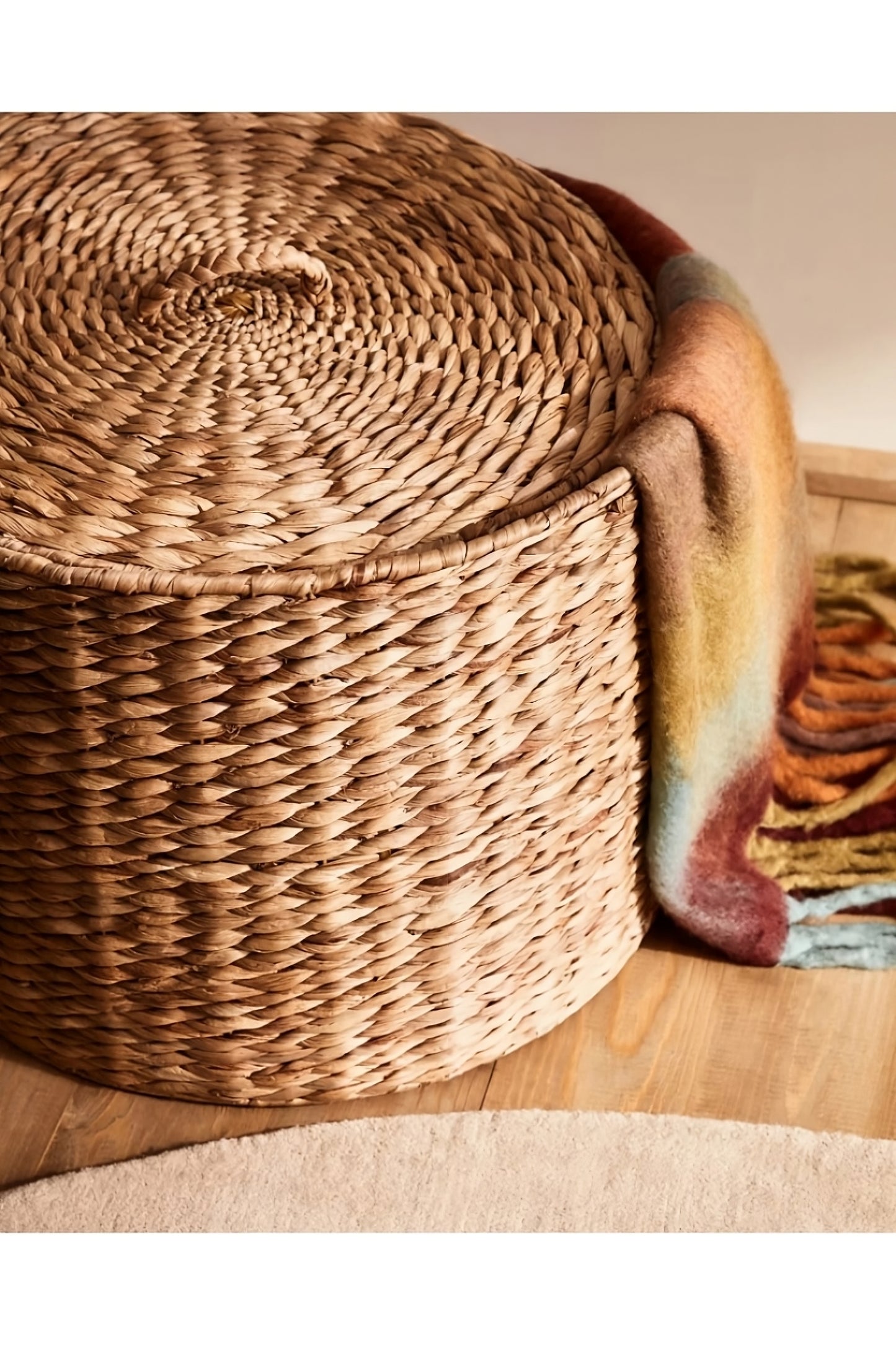 Natural Fiber Clothes Basket | La Forma Yessira