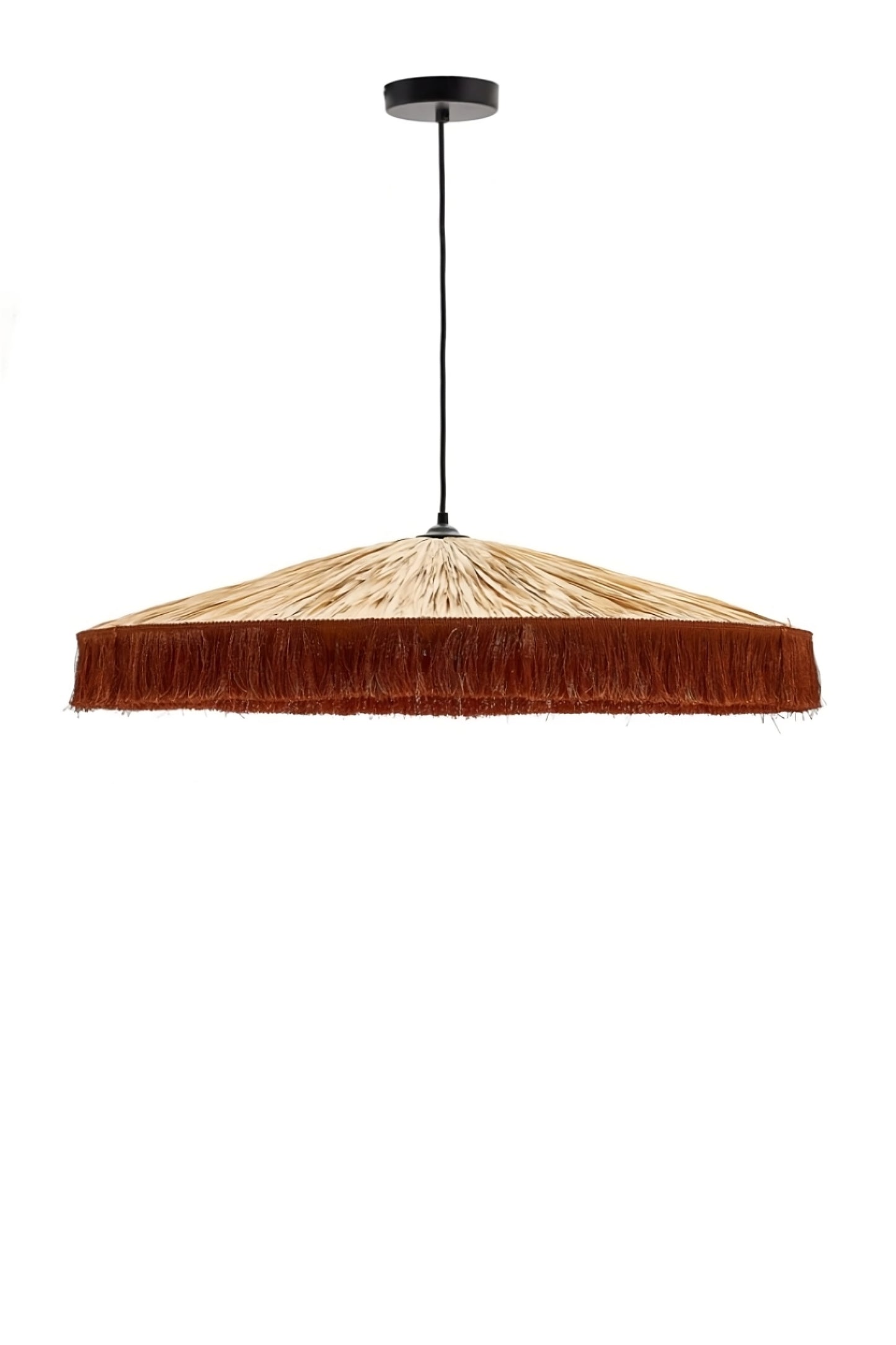 Natural Raffia Ceiling Lamp | La Forma Pollensa