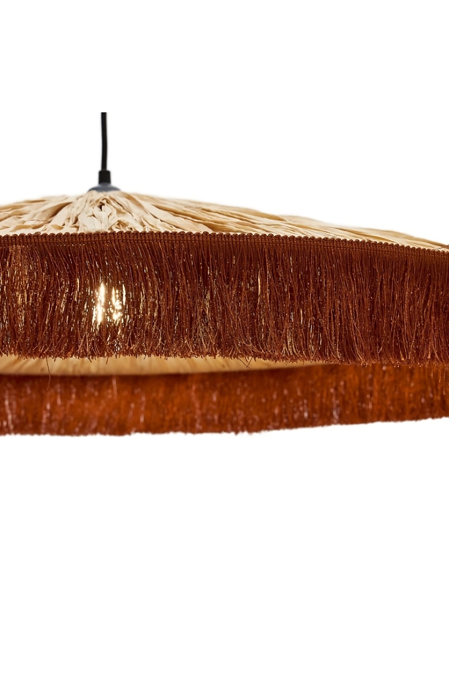 Natural Raffia Ceiling Lamp | La Forma Pollensa