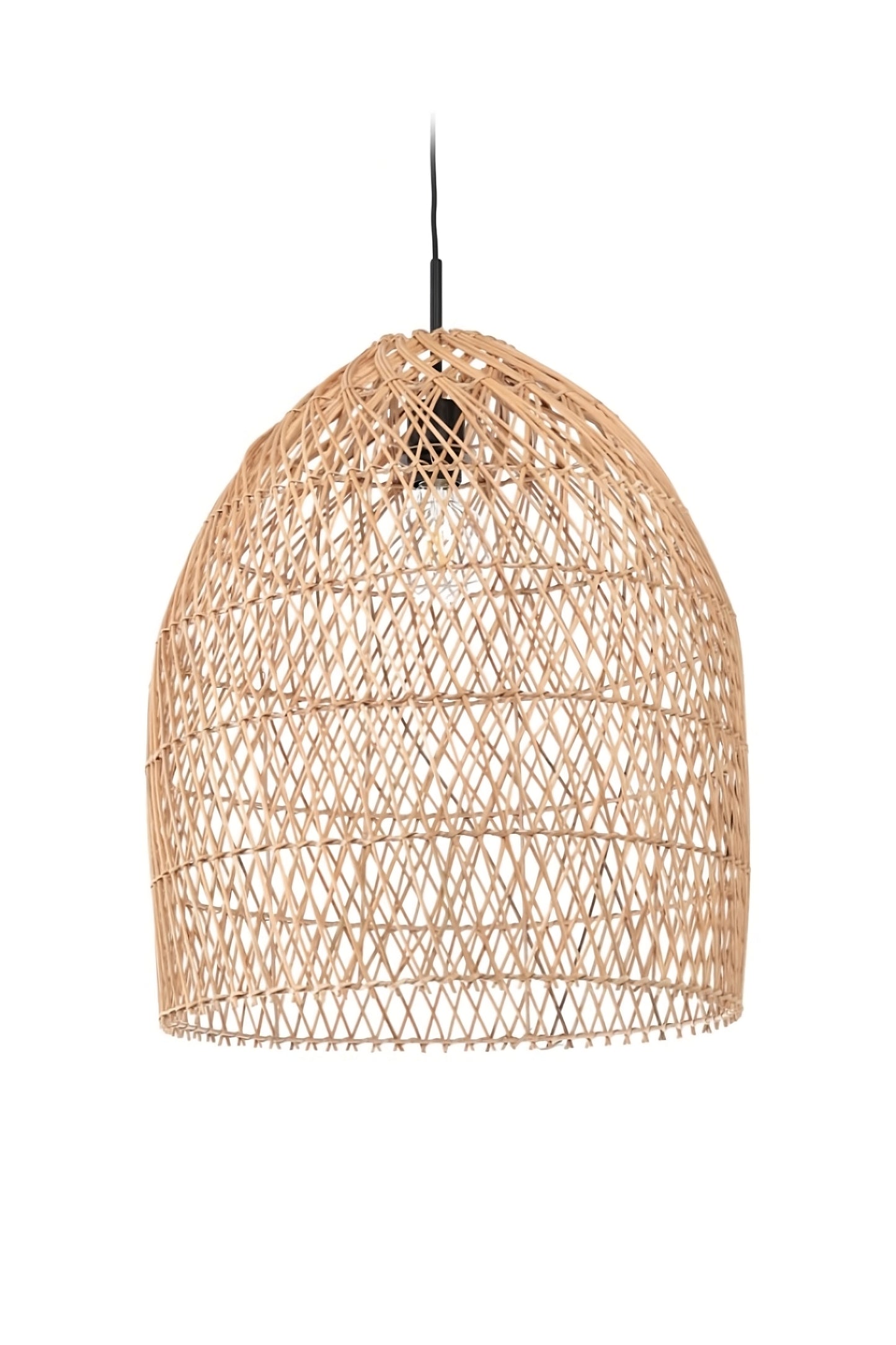Natural Rattan Fiber Light Shade | La Forma Domitila
