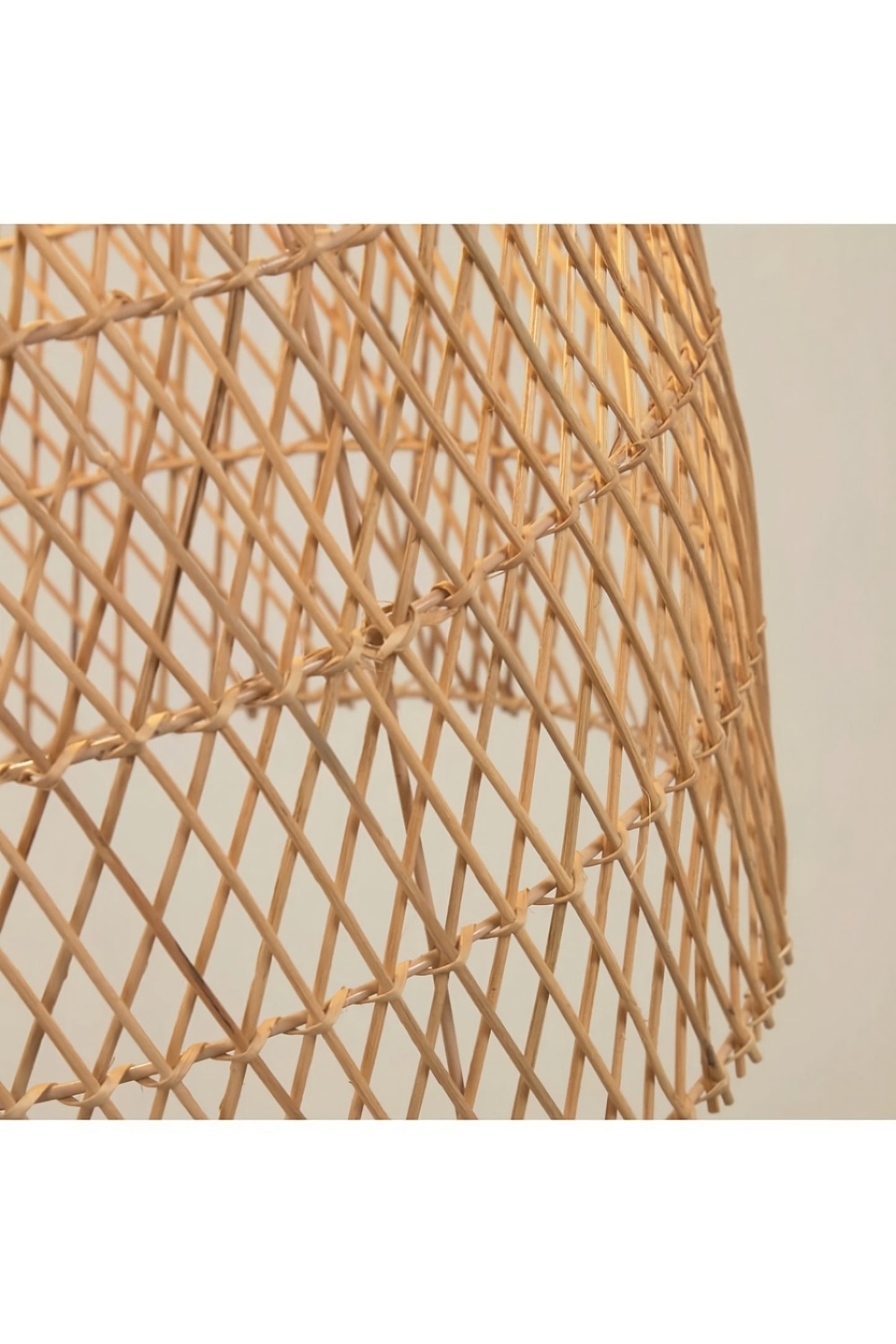 Natural Rattan Fiber Light Shade | La Forma Domitila