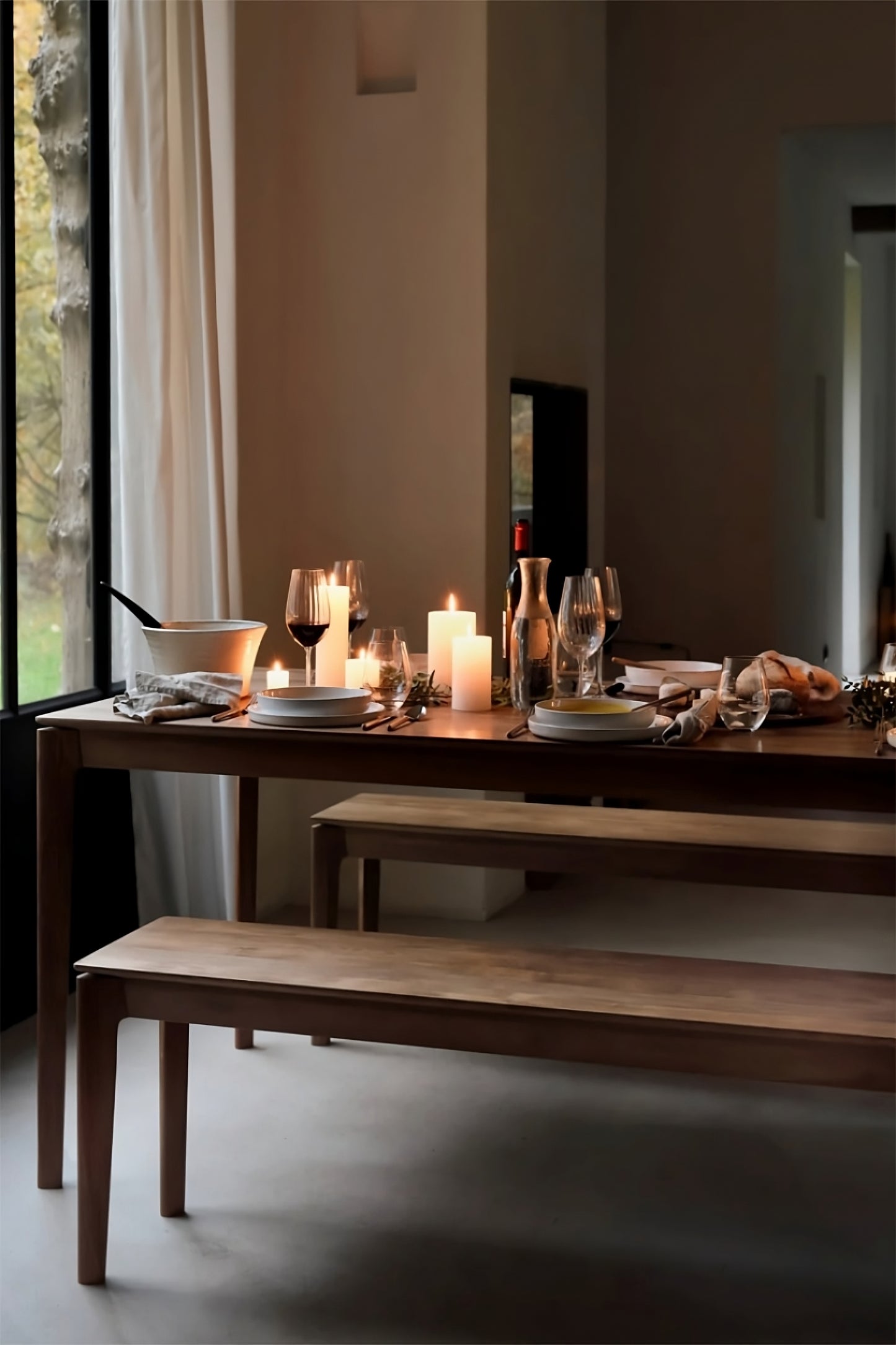 Natural Teak Bench | Ethnicraft Bok