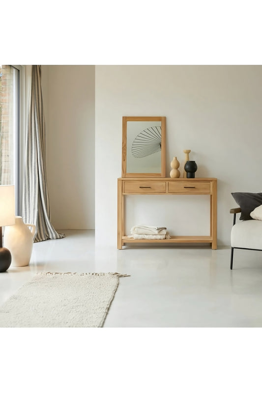 Natural Teak Console Table | Tikamoon Maë