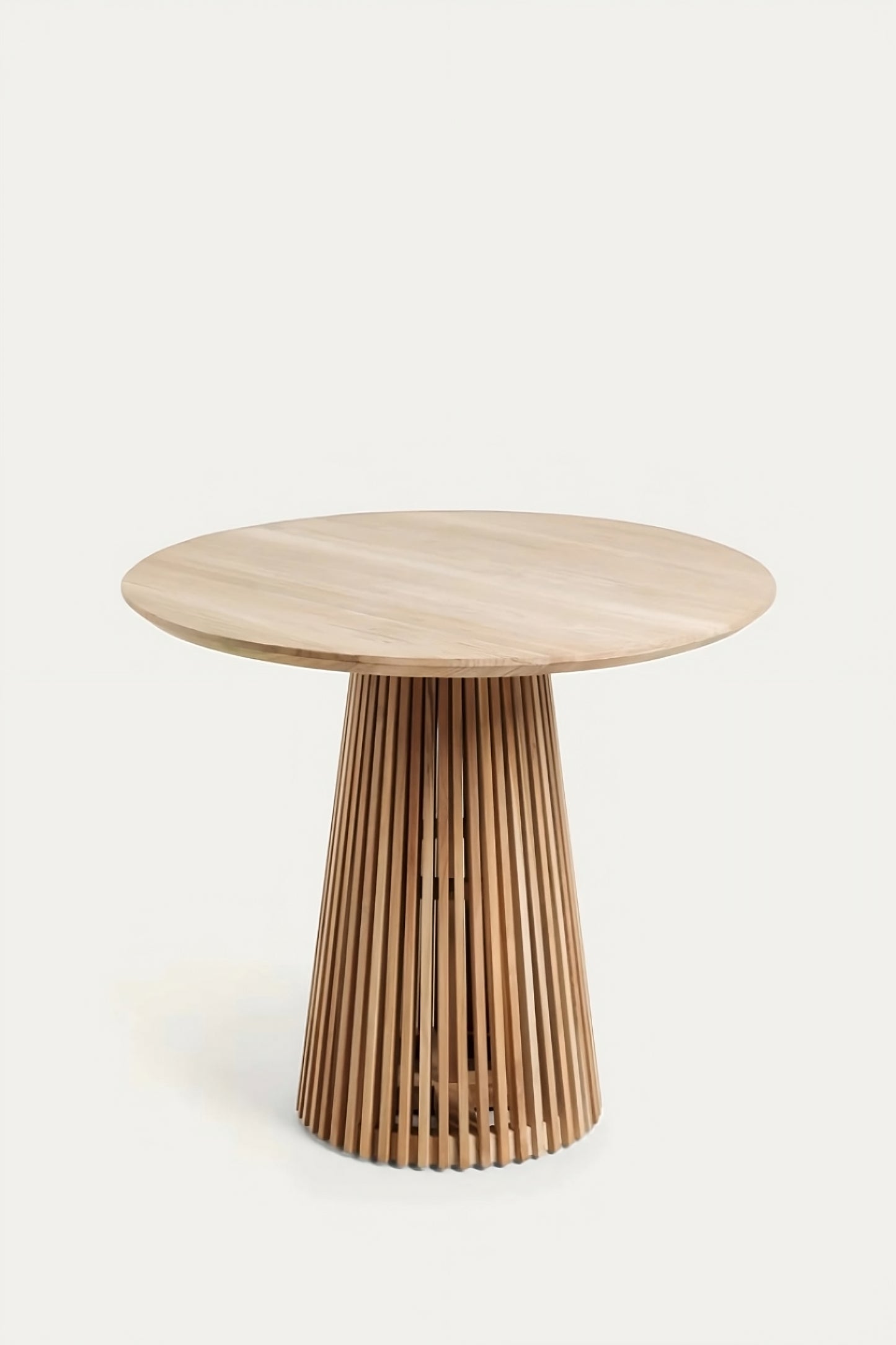 Natural Teak Round Side Table | La Forma Jeanette