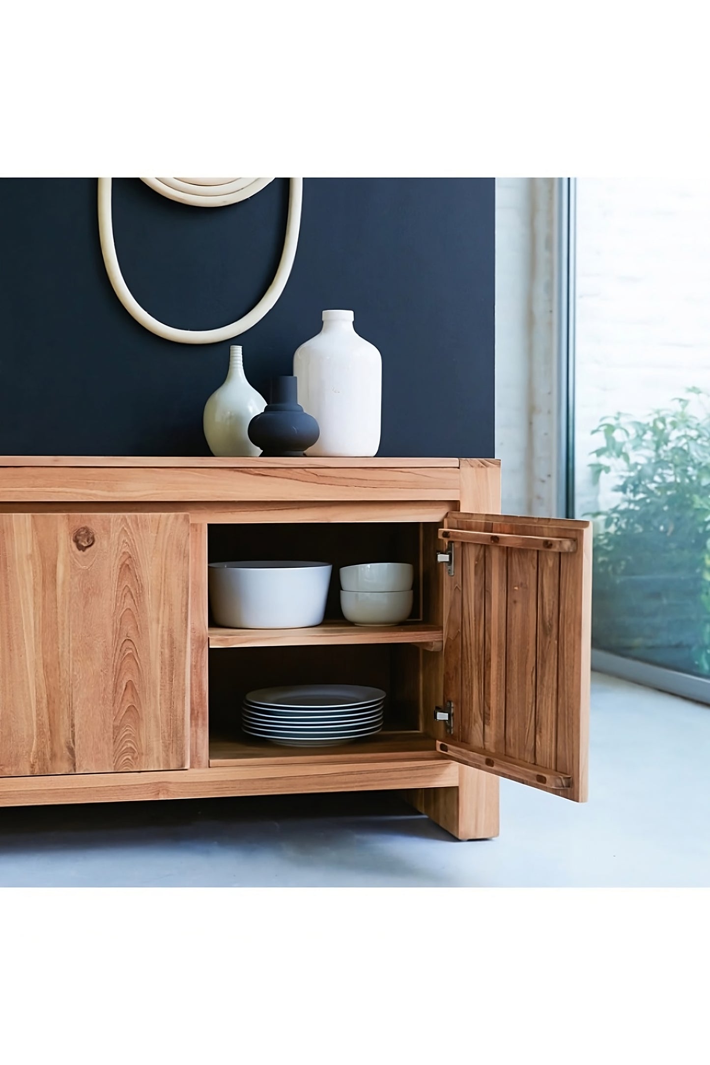 Natural Teak Sideboard | Tikamoon Eden